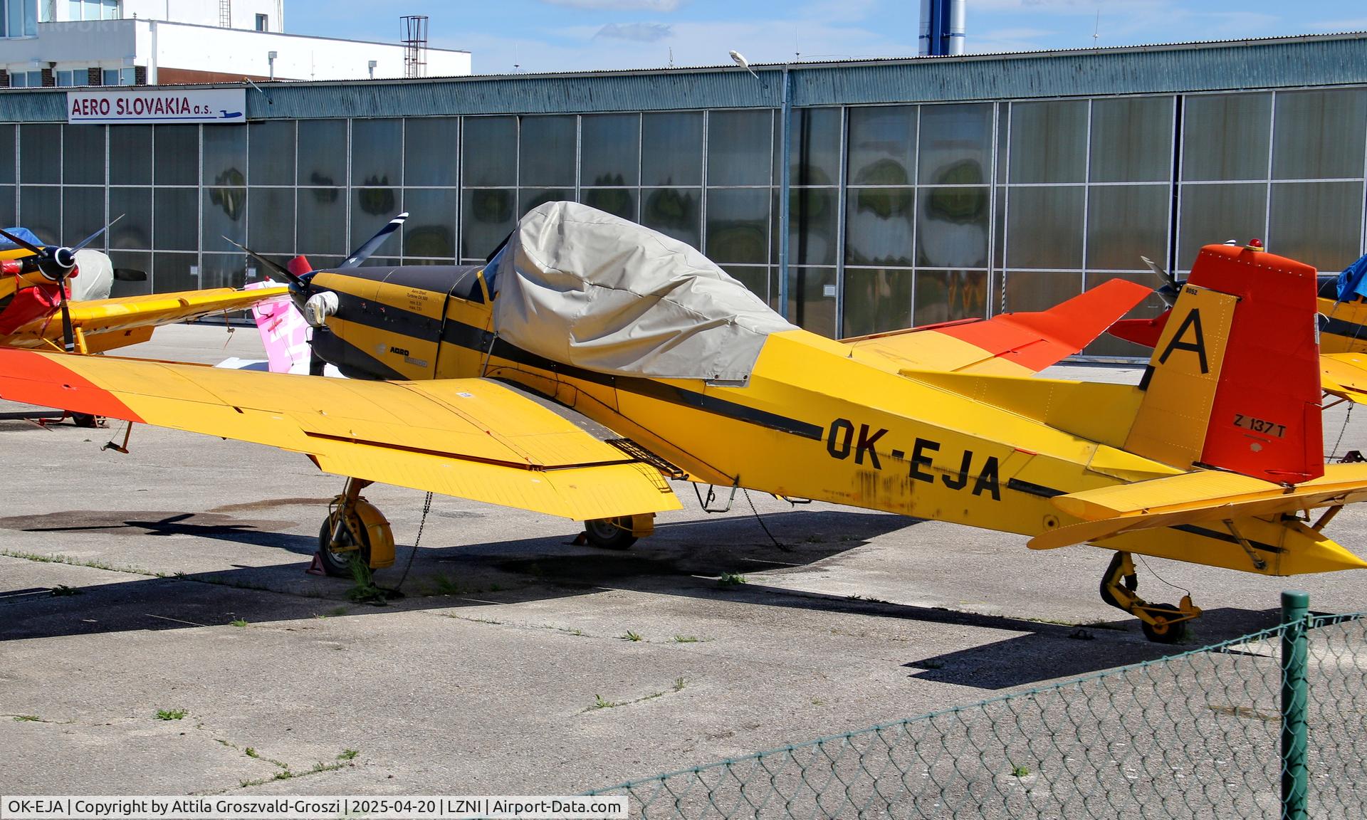 OK-EJA, 1993 Zlin Z-137T Agro-Turbo C/N 0052, LZNI - Nitra Airport, Slovakia