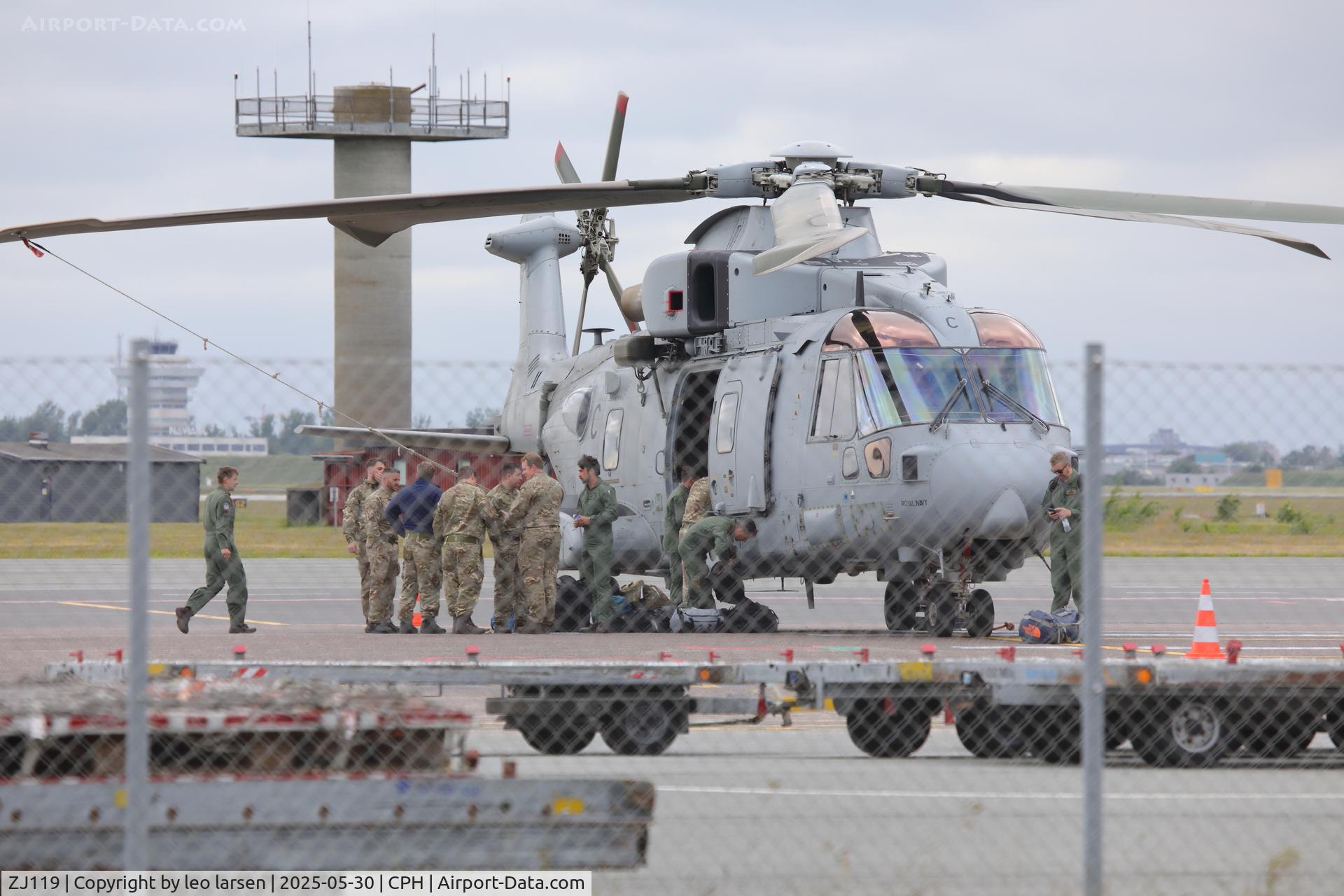 ZJ119, AgustaWestland EH-101 Merlin HC3 (Mk411) C/N 50075/RAF03, Copenhagen 30.5.2025