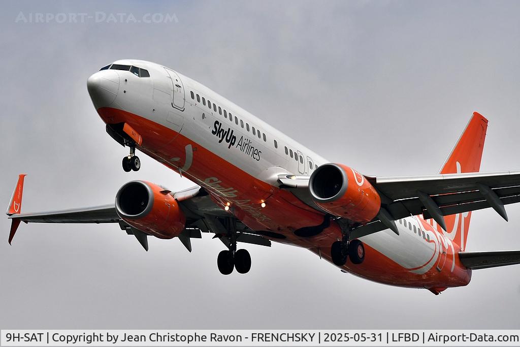 9H-SAT, 2006 Boeing 737-8Q8 C/N 29368, SkyUp Airlines Algiers (ALG)	Bordeaux (BOD)	AH1190