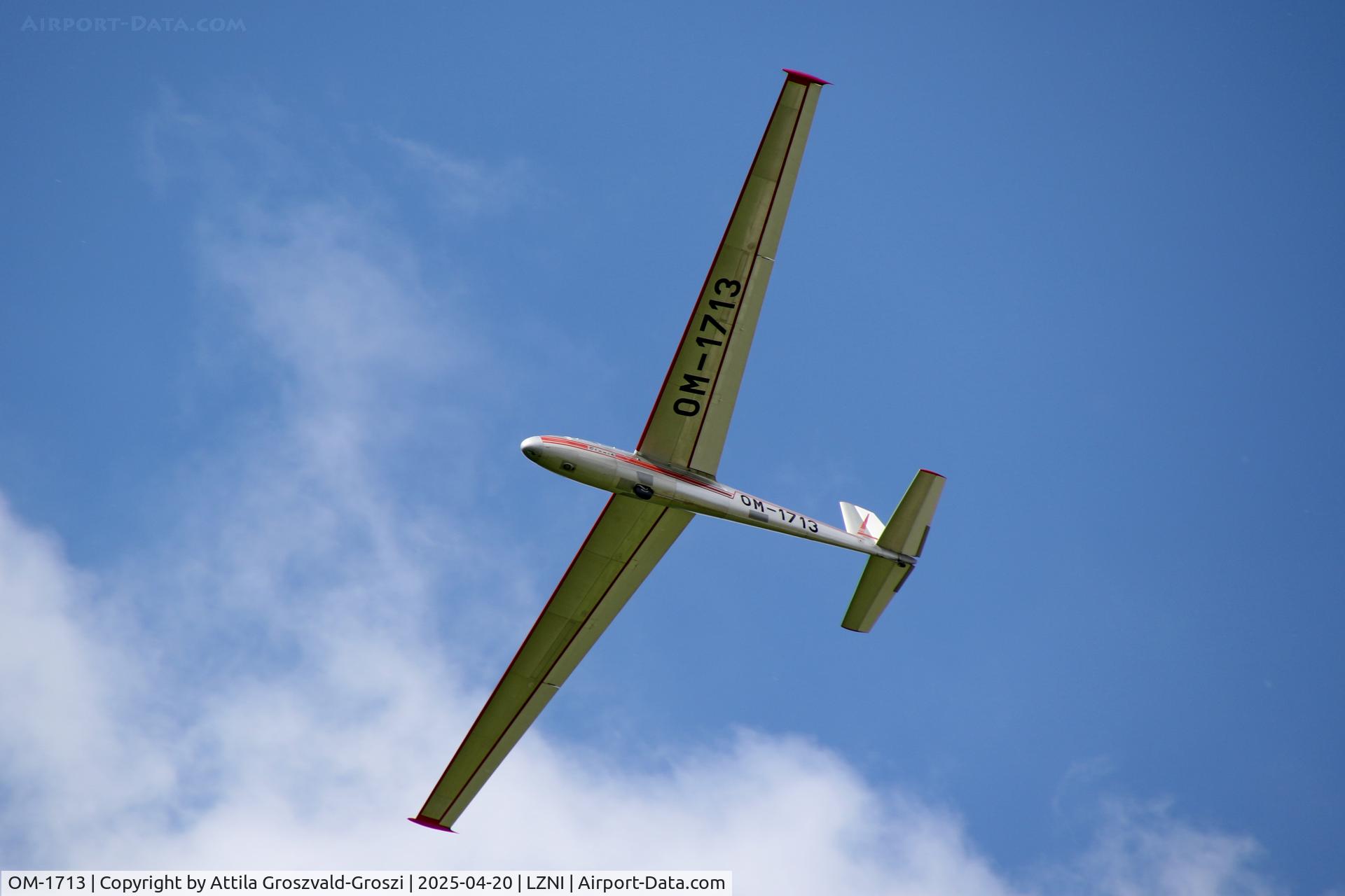 OM-1713, Let L-13 Blanik C/N 817403, LZNI - Nitra Airport, Slovakia - Pribina Cup 2025. Out of competition.