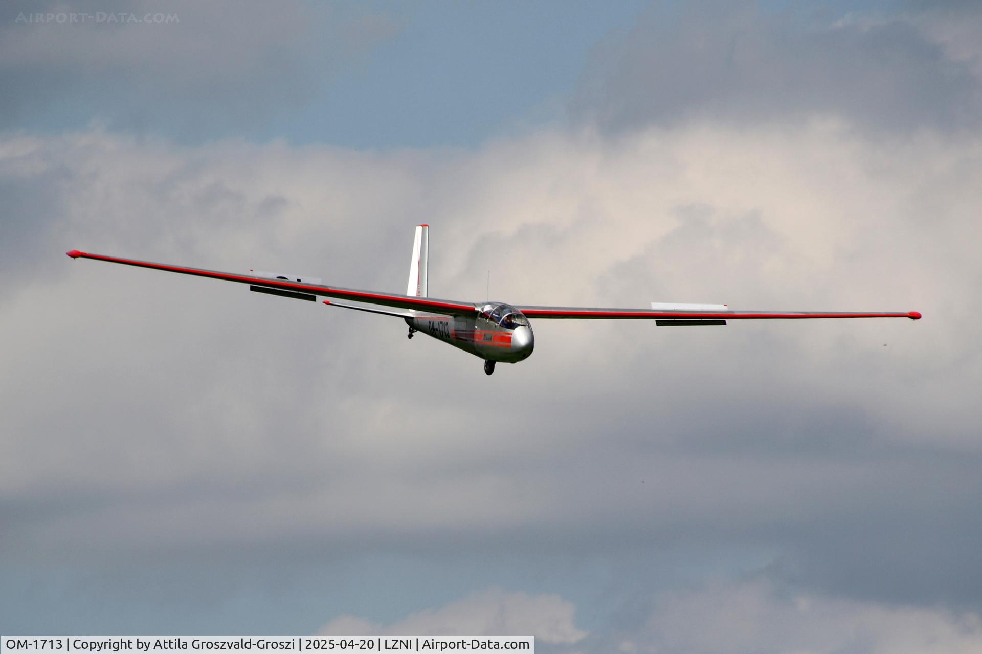 OM-1713, Let L-13 Blanik C/N 817403, LZNI - Nitra Airport, Slovakia - Pribina Cup 2025. Out of competition.