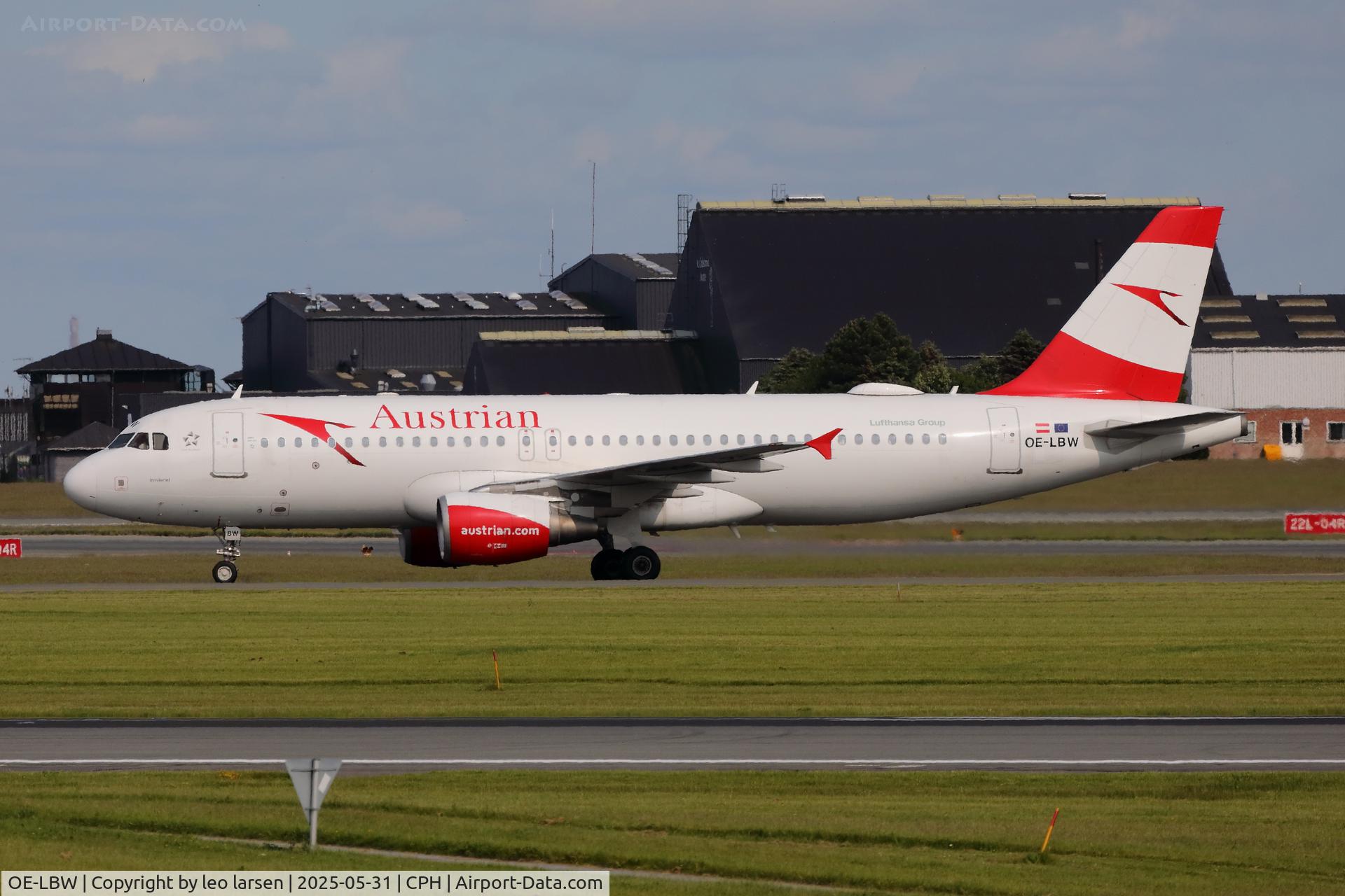 OE-LBW, 2001 Airbus A320-214 C/N 1678, Copenhagen 31.5.2025