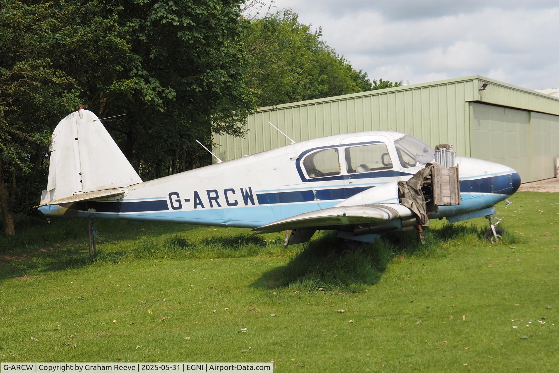 G-ARCW, 1960 Piper PA-23-160 Mod Apache C/N 23-796, Parked at Skegness.
