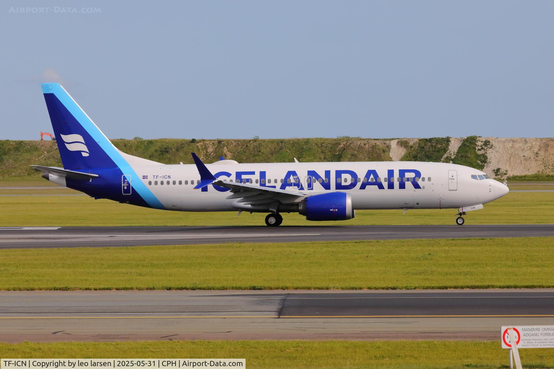 TF-ICN, 2019 Boeing 737-8 MAX C/N 44356, Copenhagen 31.5.2025