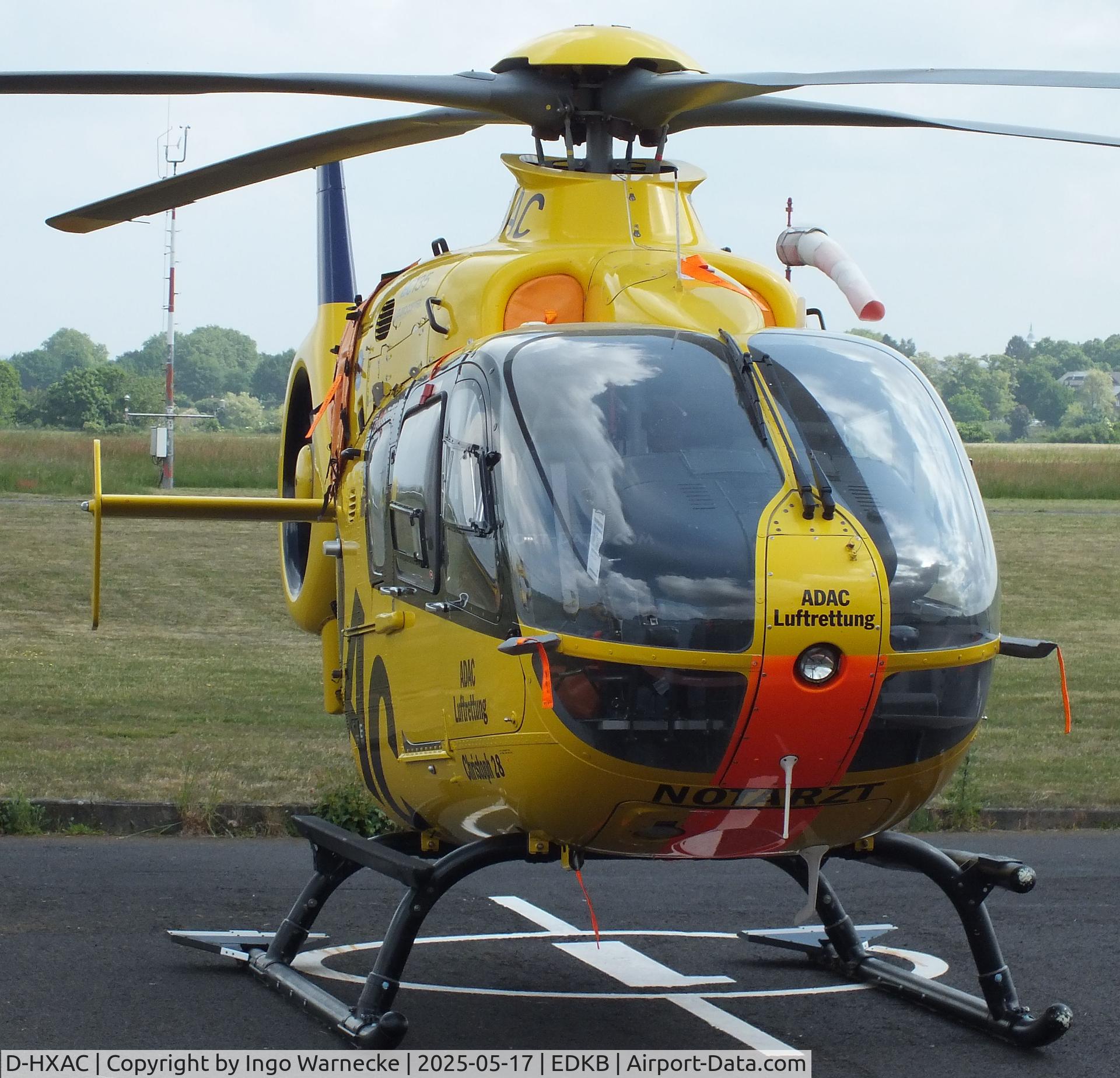 D-HXAC, 2013 Eurocopter EC-135P-2 C/N 1135, Eurocopter EC135P2 'Christoph 28' EMS-helicopter of ADAC Luftrettung at Bonn-Hangelar airfield '2505
