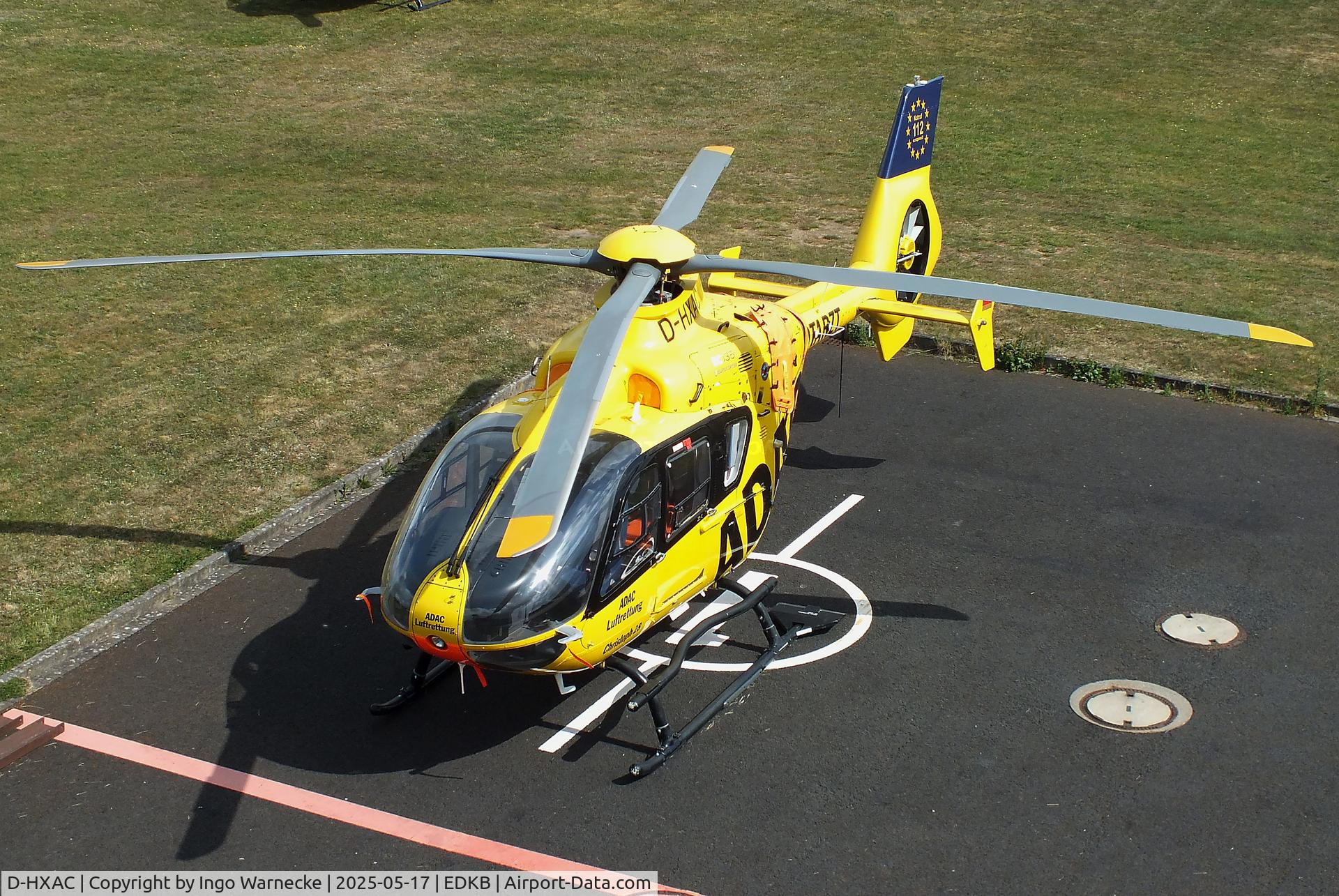 D-HXAC, 2013 Eurocopter EC-135P-2 C/N 1135, Eurocopter EC135P2 'Christoph 28' EMS-helicopter of ADAC Luftrettung at Bonn-Hangelar airfield '2505