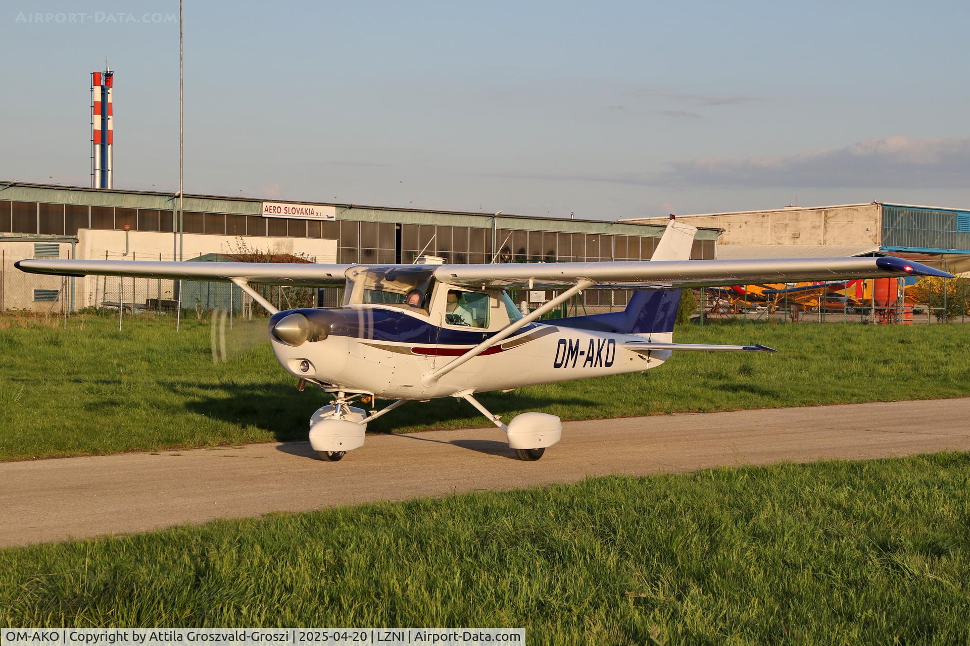 OM-AKO, 1980 Cessna A152 Aerobat C/N A1520944, LZNI - Nitra Airport, Slovakia - Pribina Cup 2025. Out of competition.