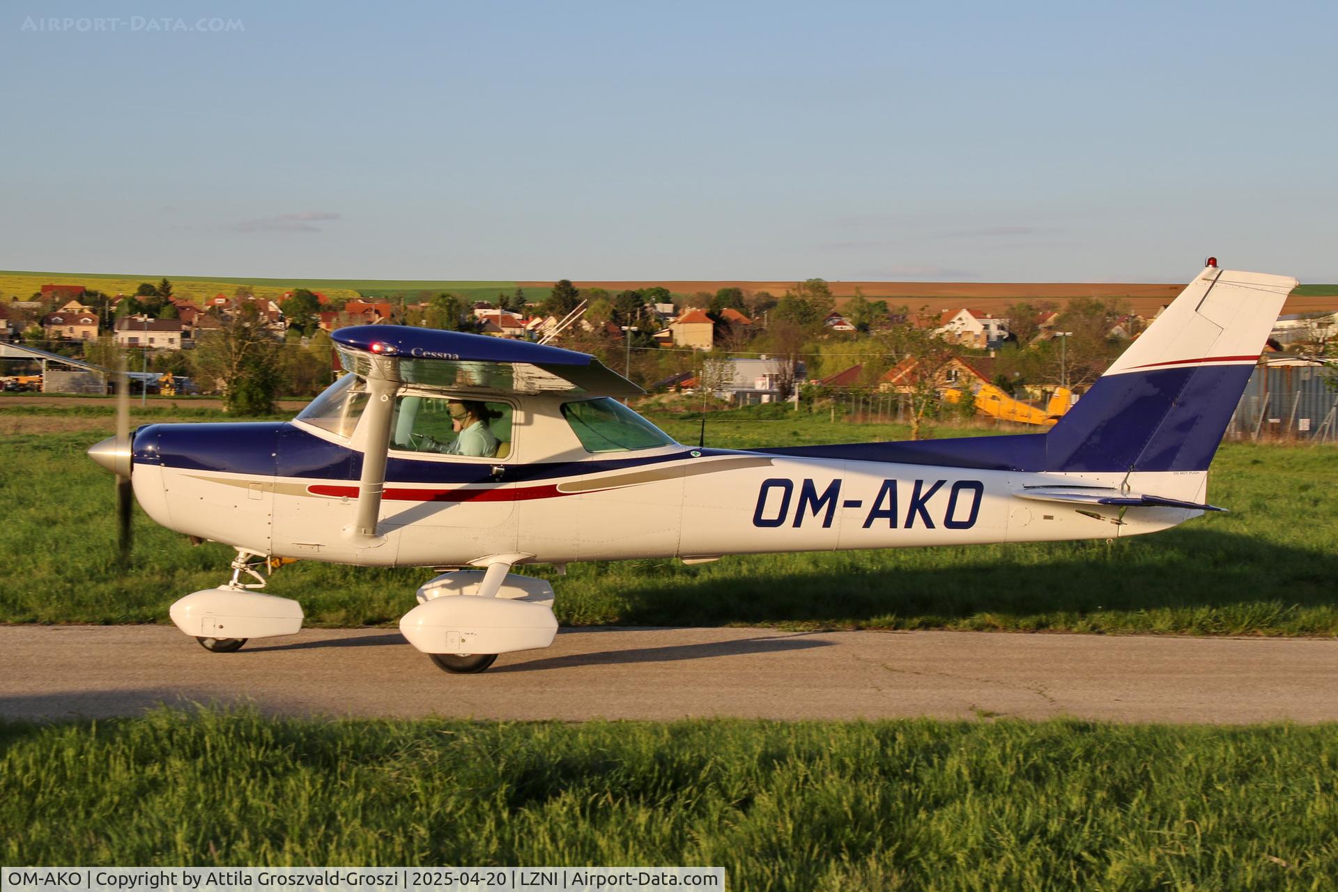 OM-AKO, 1980 Cessna A152 Aerobat C/N A1520944, LZNI - Nitra Airport, Slovakia - Pribina Cup 2025. Out of competition.