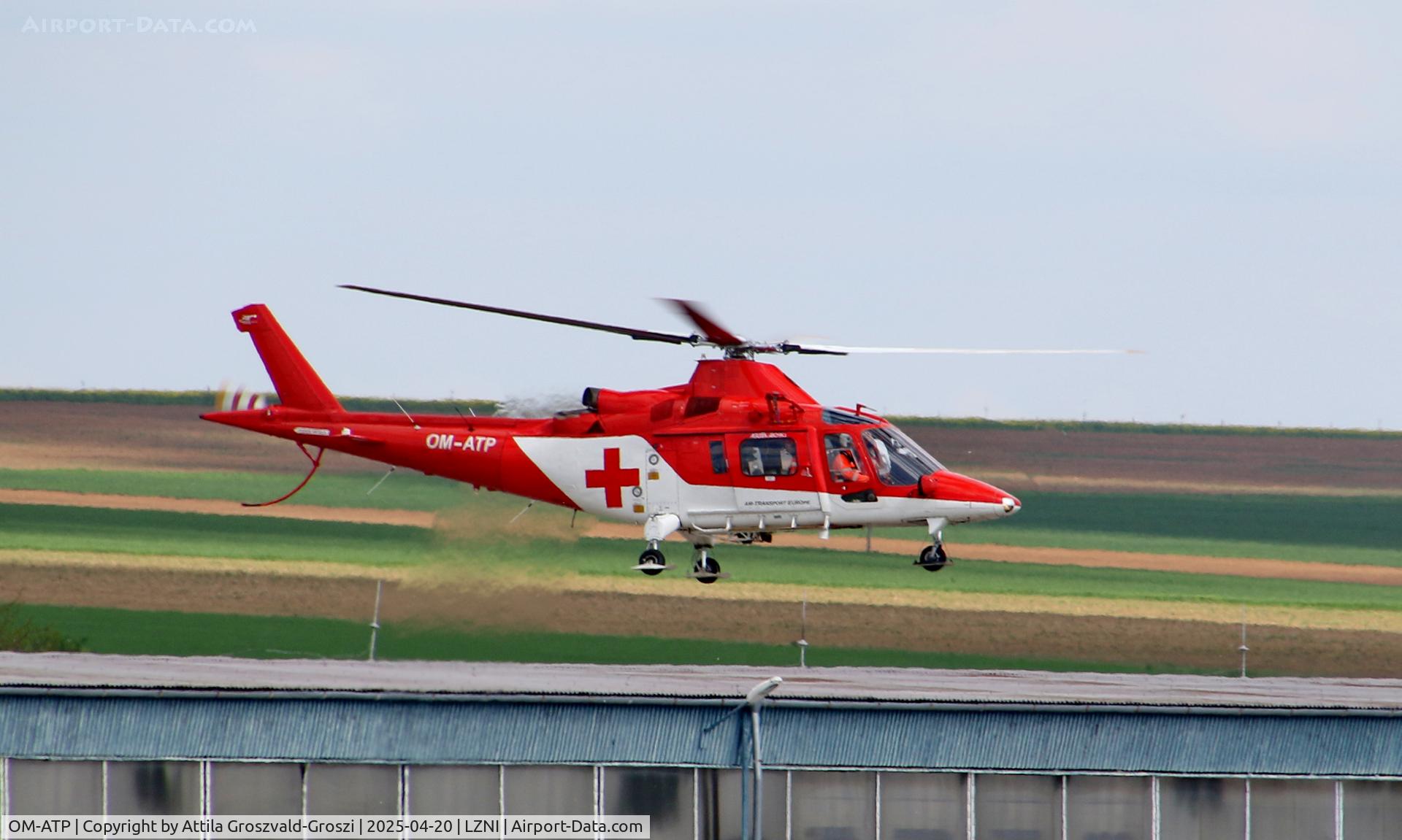 OM-ATP, 1995 Agusta A-109K-2 C/N 10027, LZNI - Nitra Airport, Slovakia