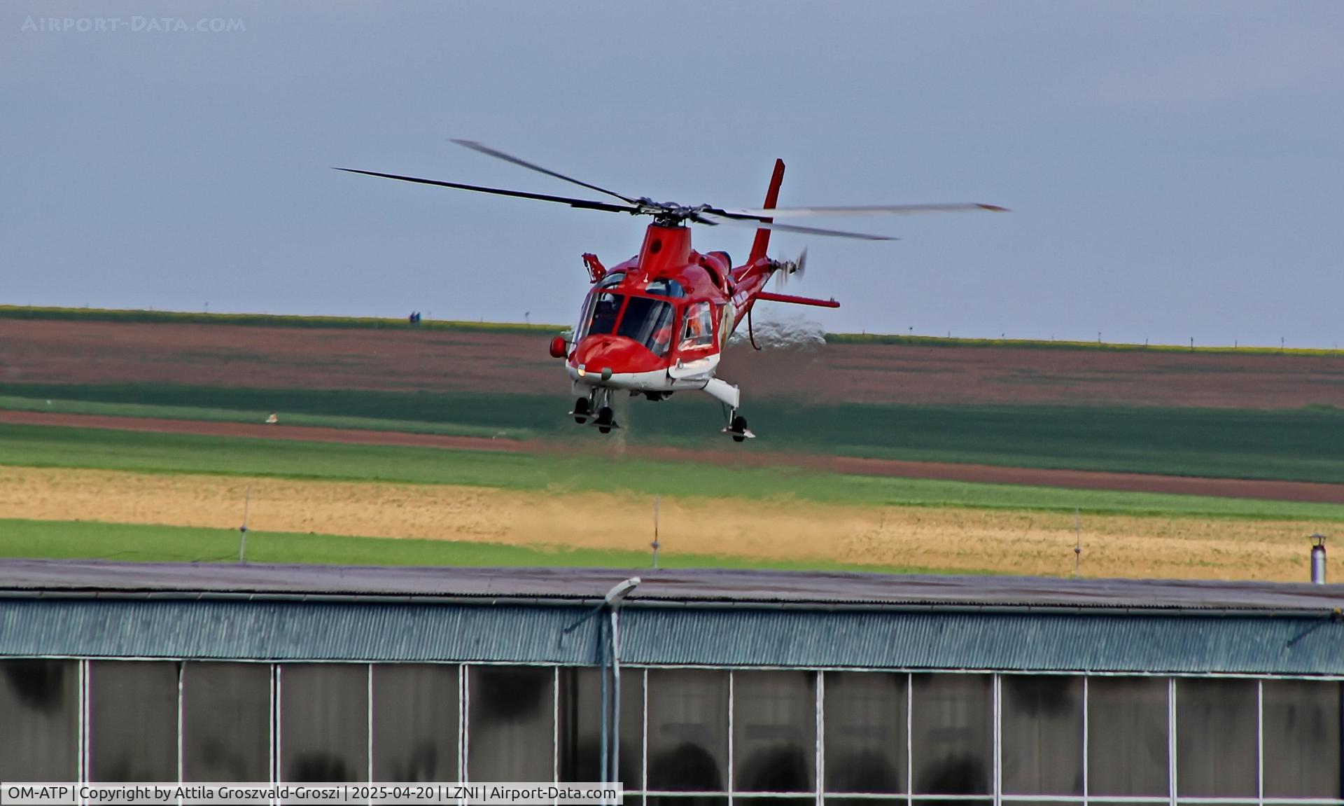 OM-ATP, 1995 Agusta A-109K-2 C/N 10027, LZNI - Nitra Airport, Slovakia