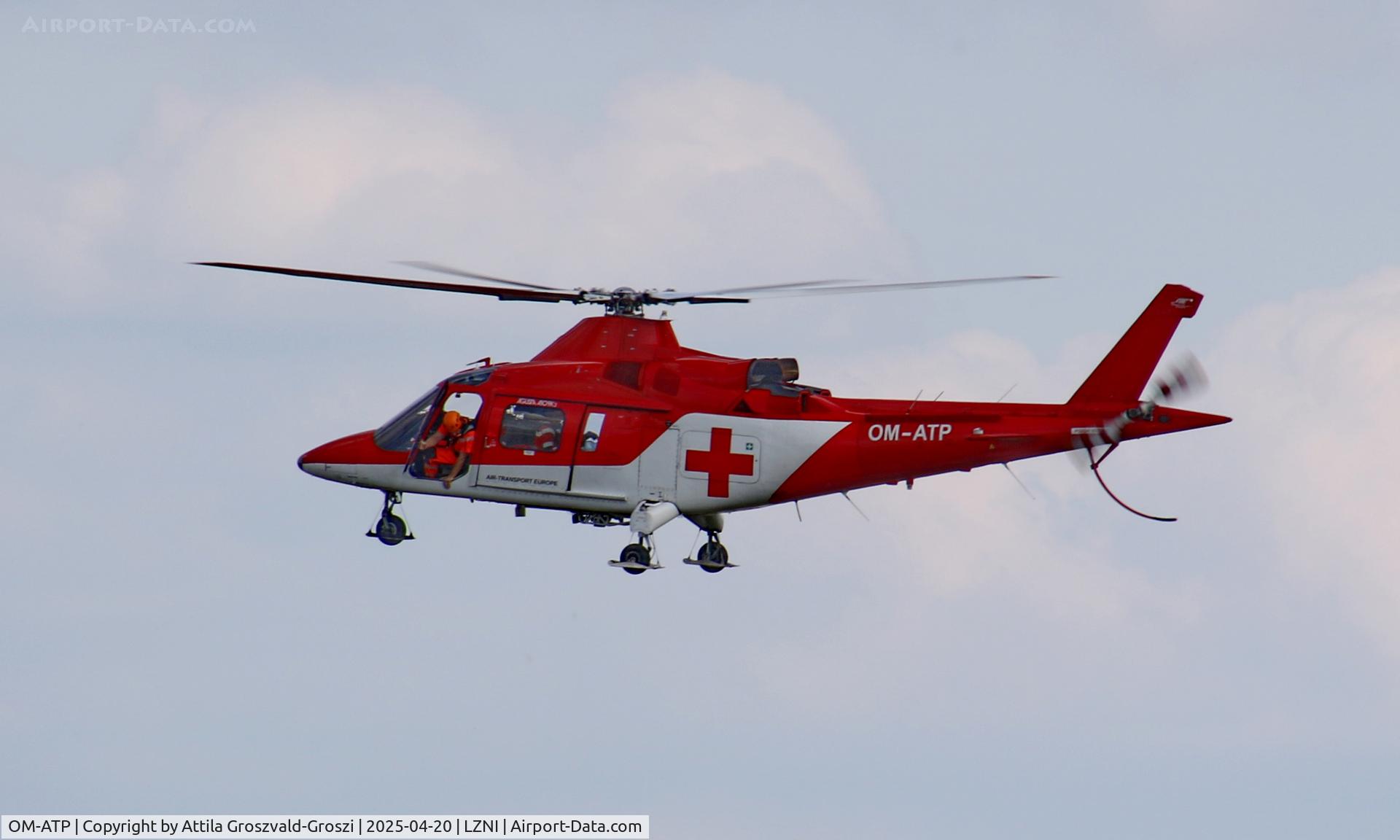 OM-ATP, 1995 Agusta A-109K-2 C/N 10027, LZNI - Nitra Airport, Slovakia