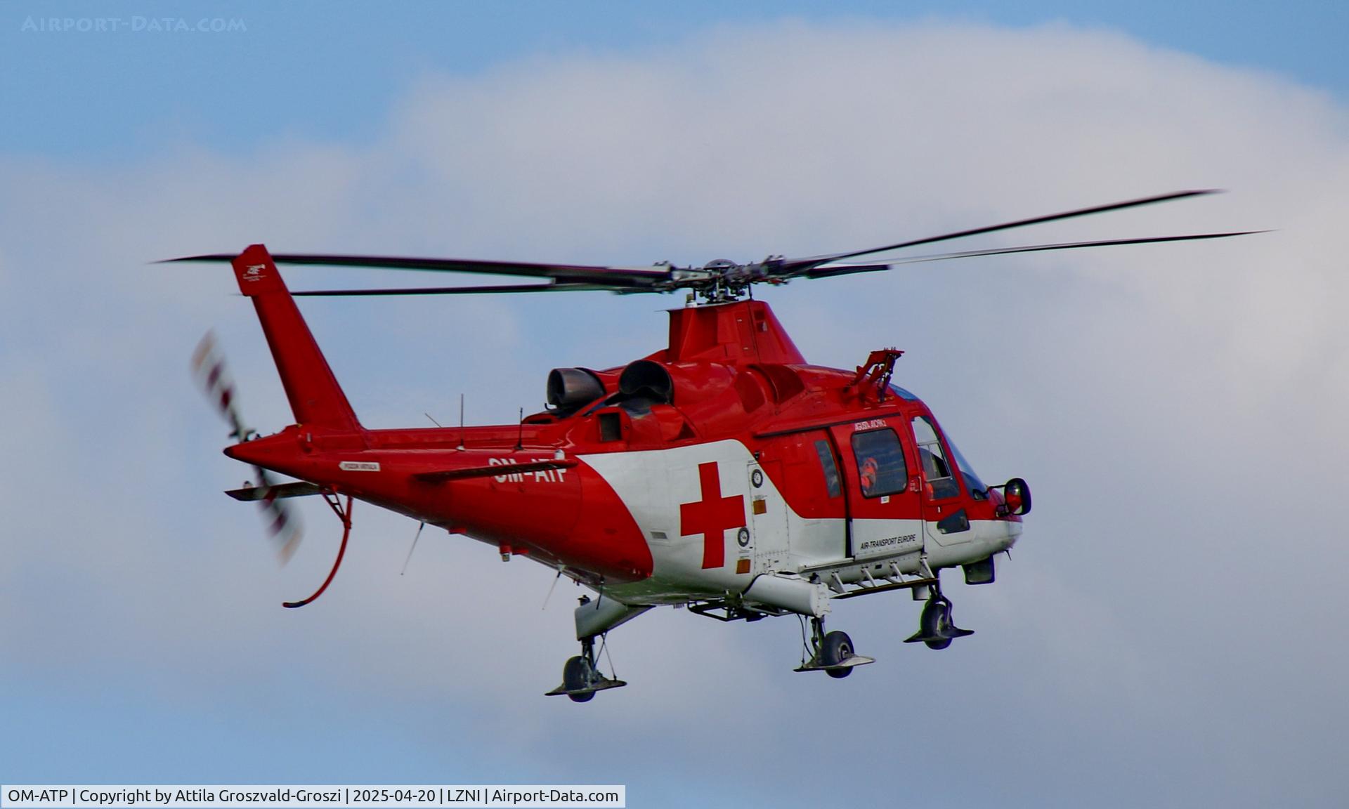 OM-ATP, 1995 Agusta A-109K-2 C/N 10027, LZNI - Nitra Airport, Slovakia