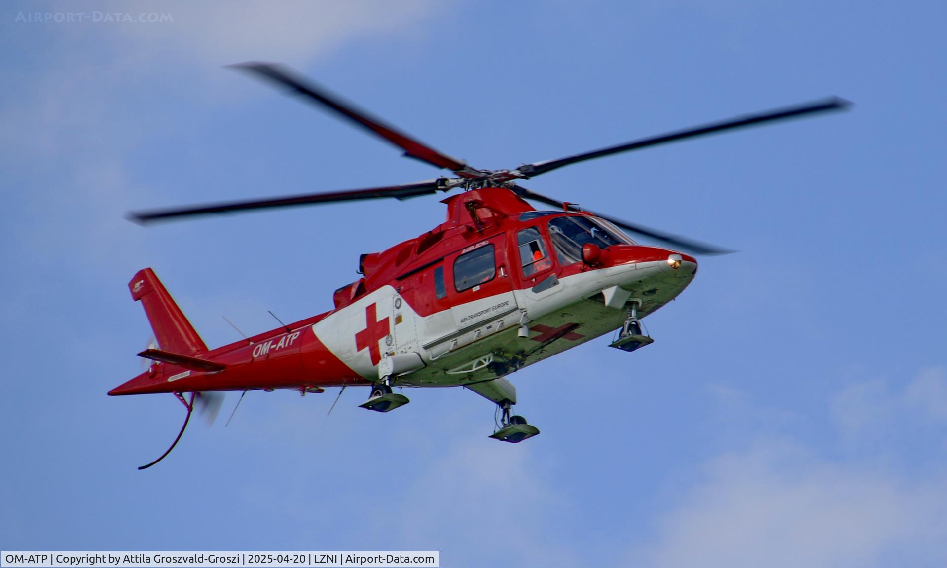 OM-ATP, 1995 Agusta A-109K-2 C/N 10027, LZNI - Nitra Airport, Slovakia