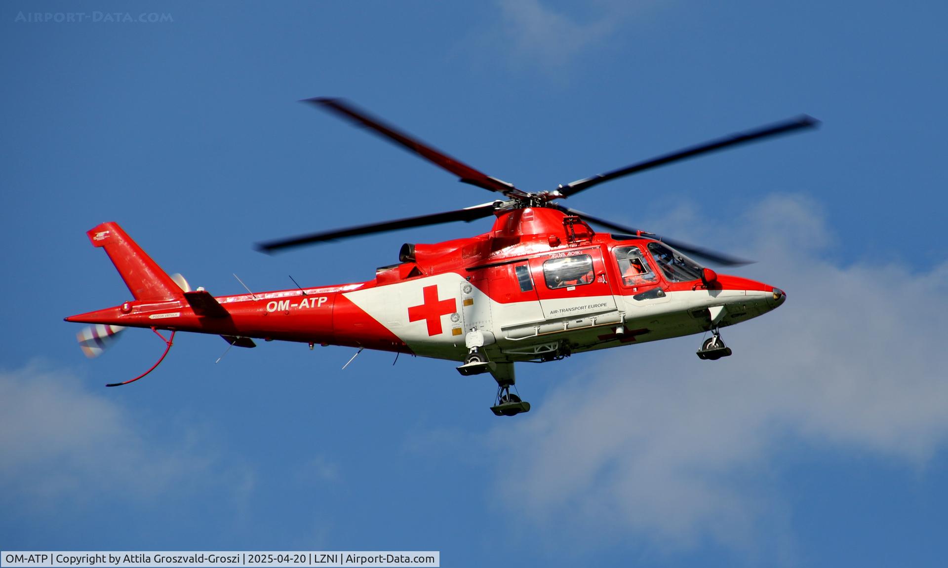 OM-ATP, 1995 Agusta A-109K-2 C/N 10027, LZNI - Nitra Airport, Slovakia