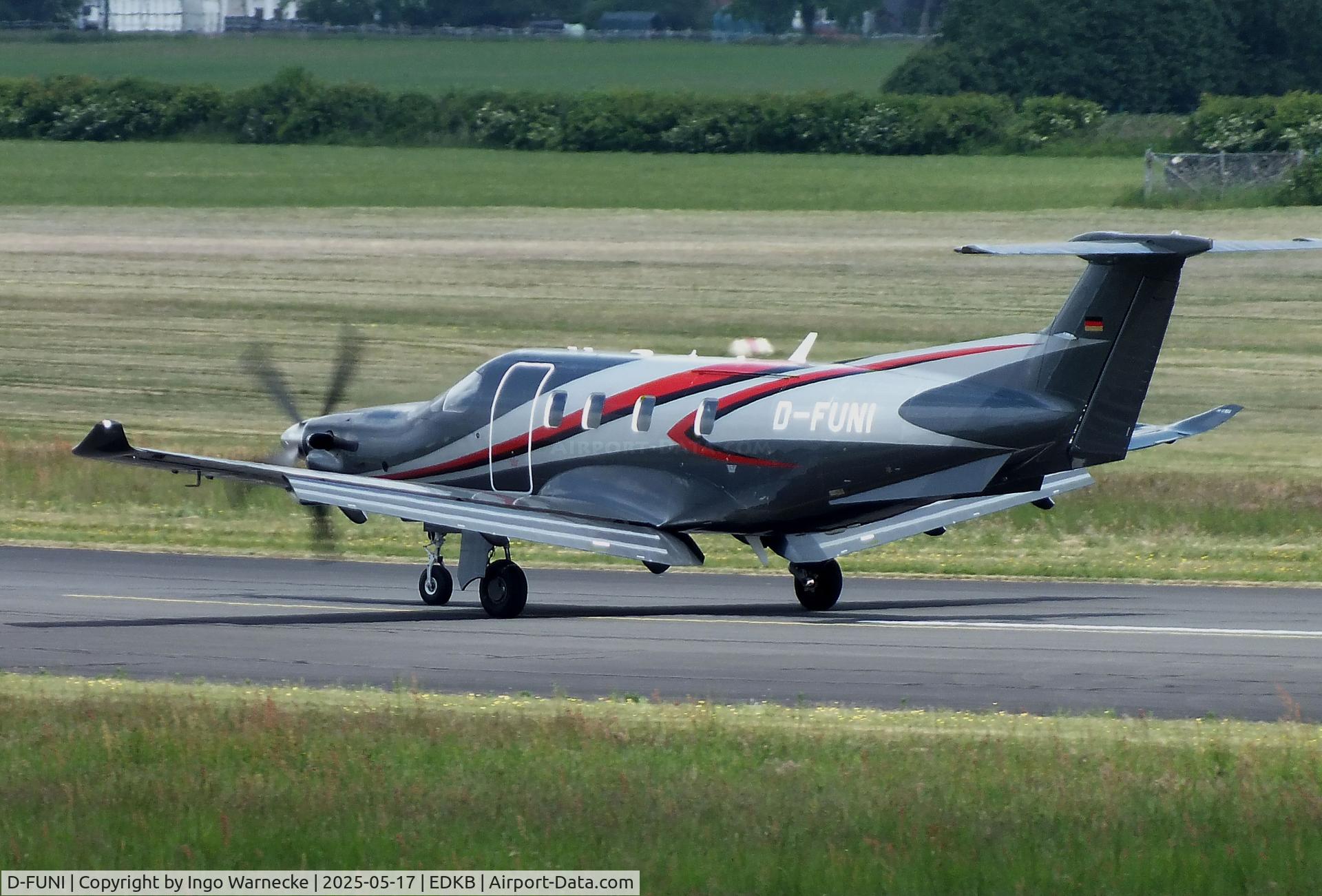 D-FUNI, Pilatus PC-12 NGX C/N 2347, Pilatus PC-12 NGX at Bonn-Hangelar airfield '2505
