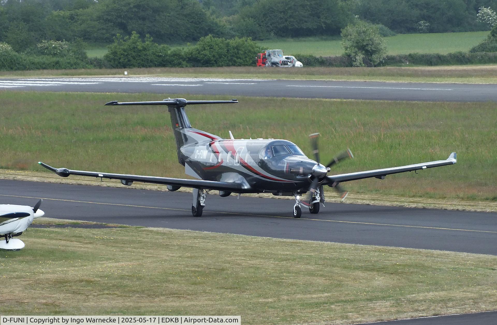 D-FUNI, Pilatus PC-12 NGX C/N 2347, Pilatus PC-12 NGX at Bonn-Hangelar airfield '2505