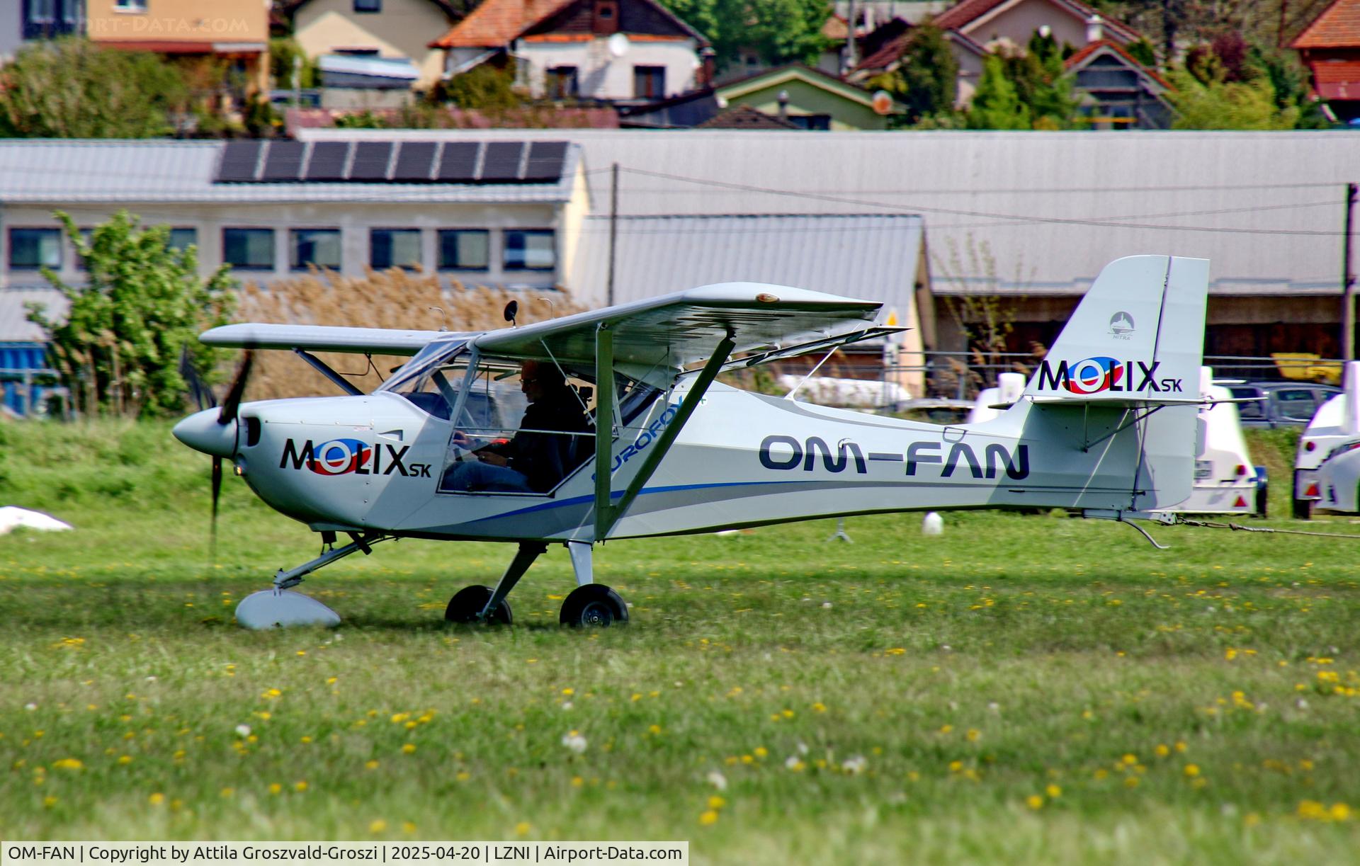 OM-FAN, 2010 Aeropro EuroFox C/N 33111, LZNI - Nitra Airport, Slovakia - Pribina Cup 2025. Out of competition.