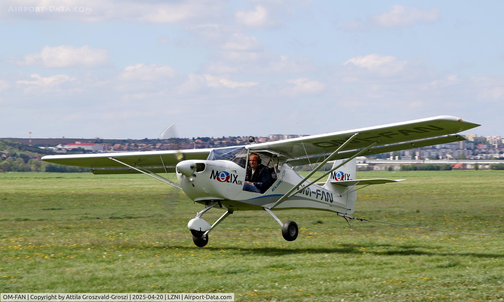 OM-FAN, 2010 Aeropro EuroFox C/N 33111, LZNI - Nitra Airport, Slovakia - Pribina Cup 2025. Out of competition.