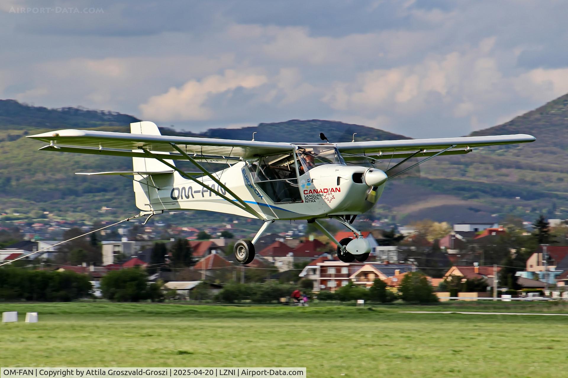 OM-FAN, 2010 Aeropro EuroFox C/N 33111, LZNI - Nitra Airport, Slovakia - Pribina Cup 2025. Out of competition.