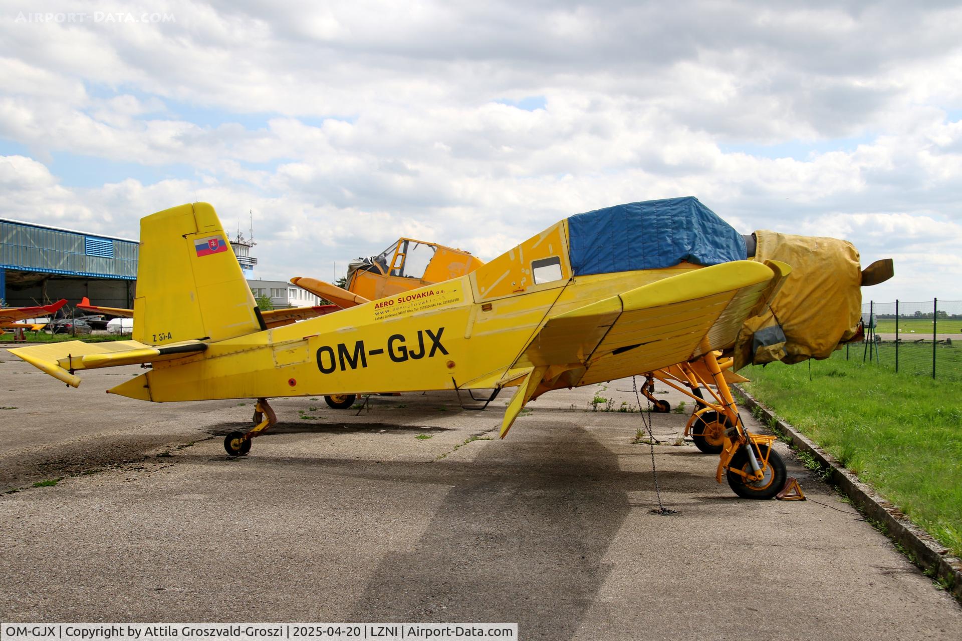 OM-GJX, Let Z-37A Cmelak C/N 22-19, LZNI - Nitra Airport, Slovakia