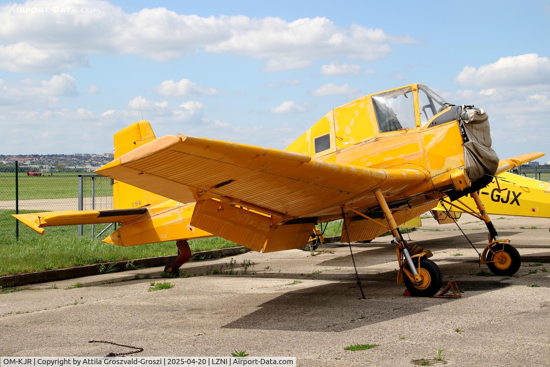 OM-KJR, 1982 Let Z-37A Cmelak C/N 24-06, LZNI - Nitra Airport, Slovakia