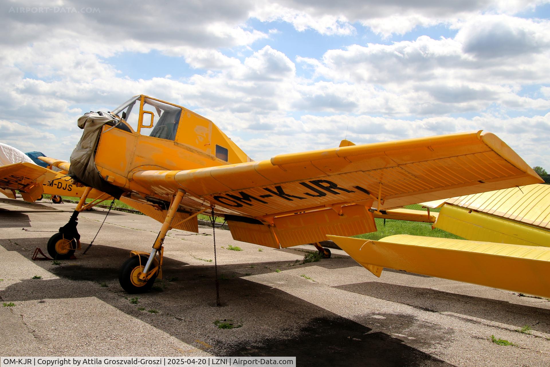 OM-KJR, 1982 Let Z-37A Cmelak C/N 24-06, LZNI - Nitra Airport, Slovakia
