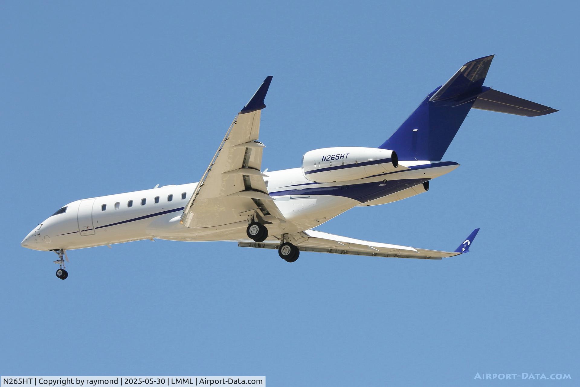 N265HT, Bombardier BD-700 1A10 Global Express XRS C/N 9197, Bombardier BD-700 Global Express XRS reg N265HT (Private) landing in Malta.