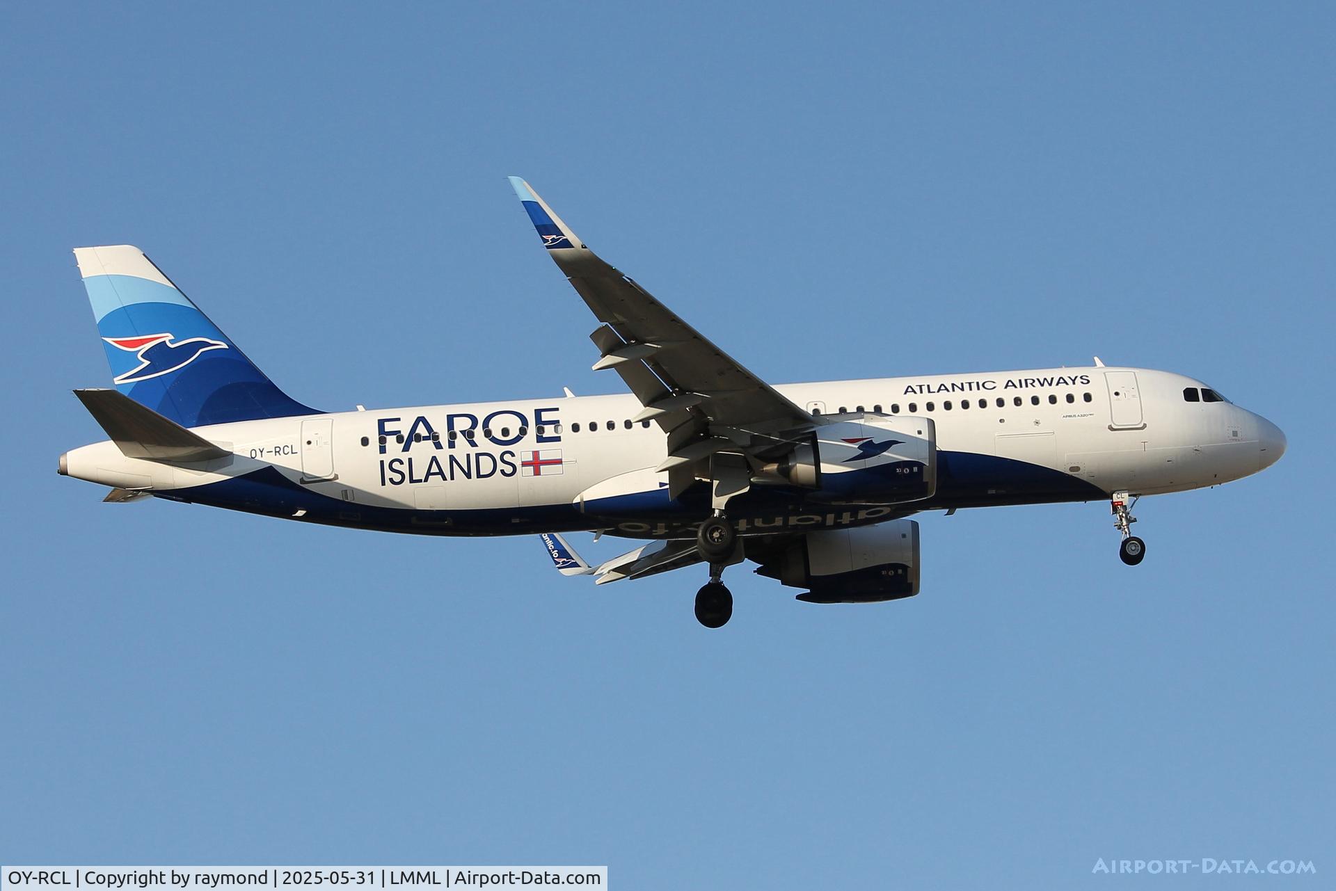 OY-RCL, 2020 Airbus A320-251N C/N 10006, Atlantic Airways Airbus A320Neo reg OY-RCL landing in Malta.