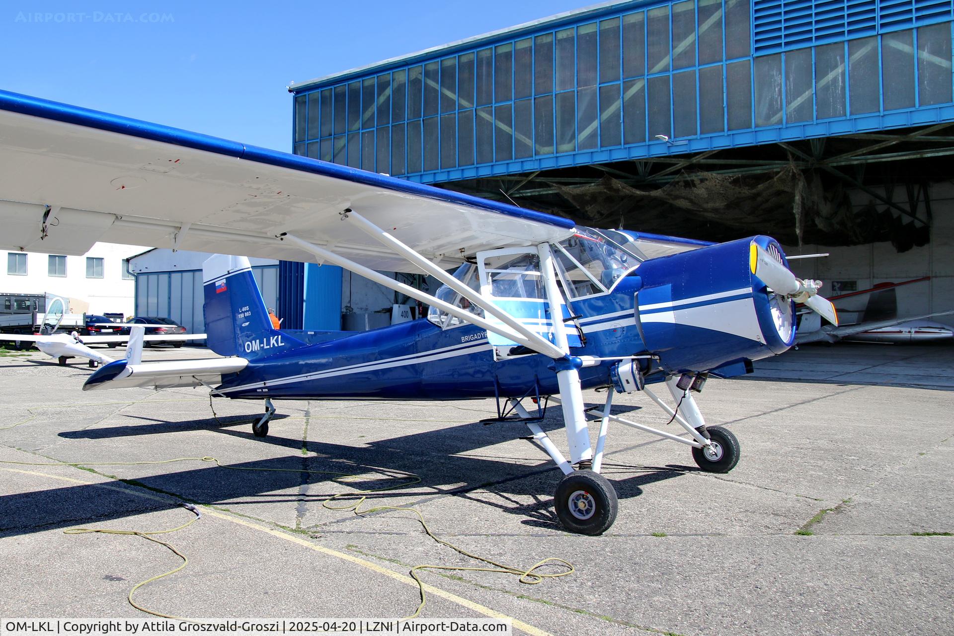 OM-LKL, 1958 Aero L-60S Brigadyr C/N 150803, LZNI - Nitra Airport, Slovakia - Pribina Cup 2025.