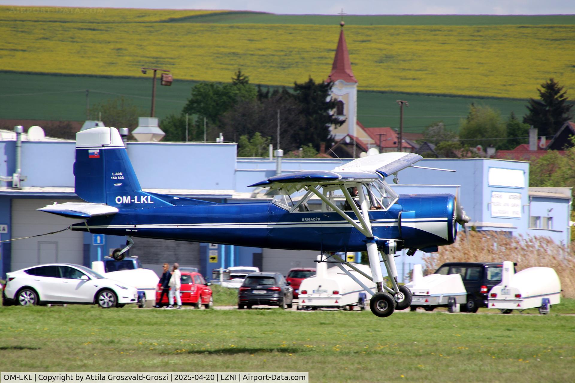OM-LKL, 1958 Aero L-60S Brigadyr C/N 150803, LZNI - Nitra Airport, Slovakia - Pribina Cup 2025.