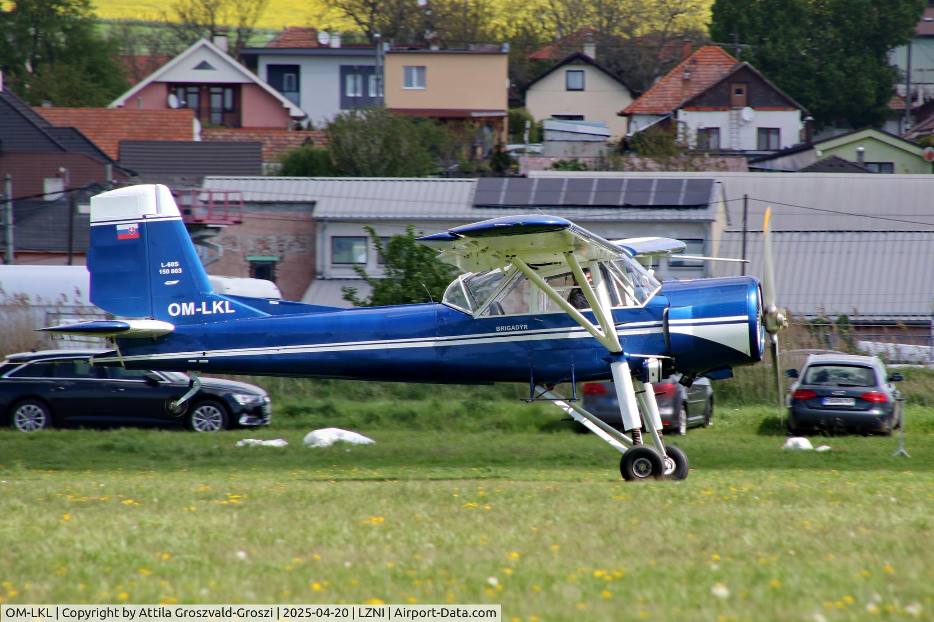 OM-LKL, 1958 Aero L-60S Brigadyr C/N 150803, LZNI - Nitra Airport, Slovakia - Pribina Cup 2025.