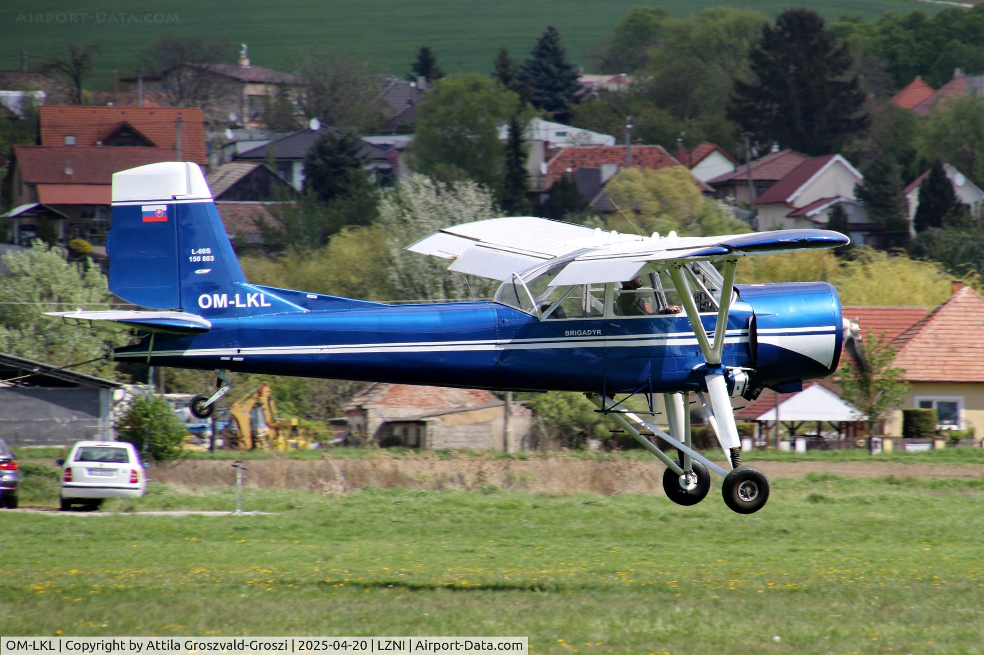 OM-LKL, 1958 Aero L-60S Brigadyr C/N 150803, LZNI - Nitra Airport, Slovakia - Pribina Cup 2025.
