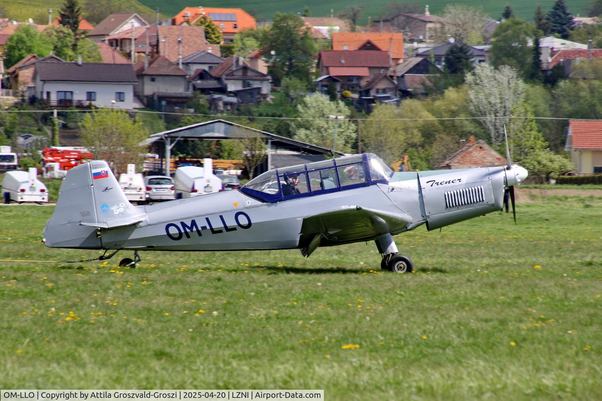 OM-LLO, 1957 Zlín Z-226MS Trener C/N 130, LZNI - Nitra Airport, Slovakia - Pribina Cup 2025.