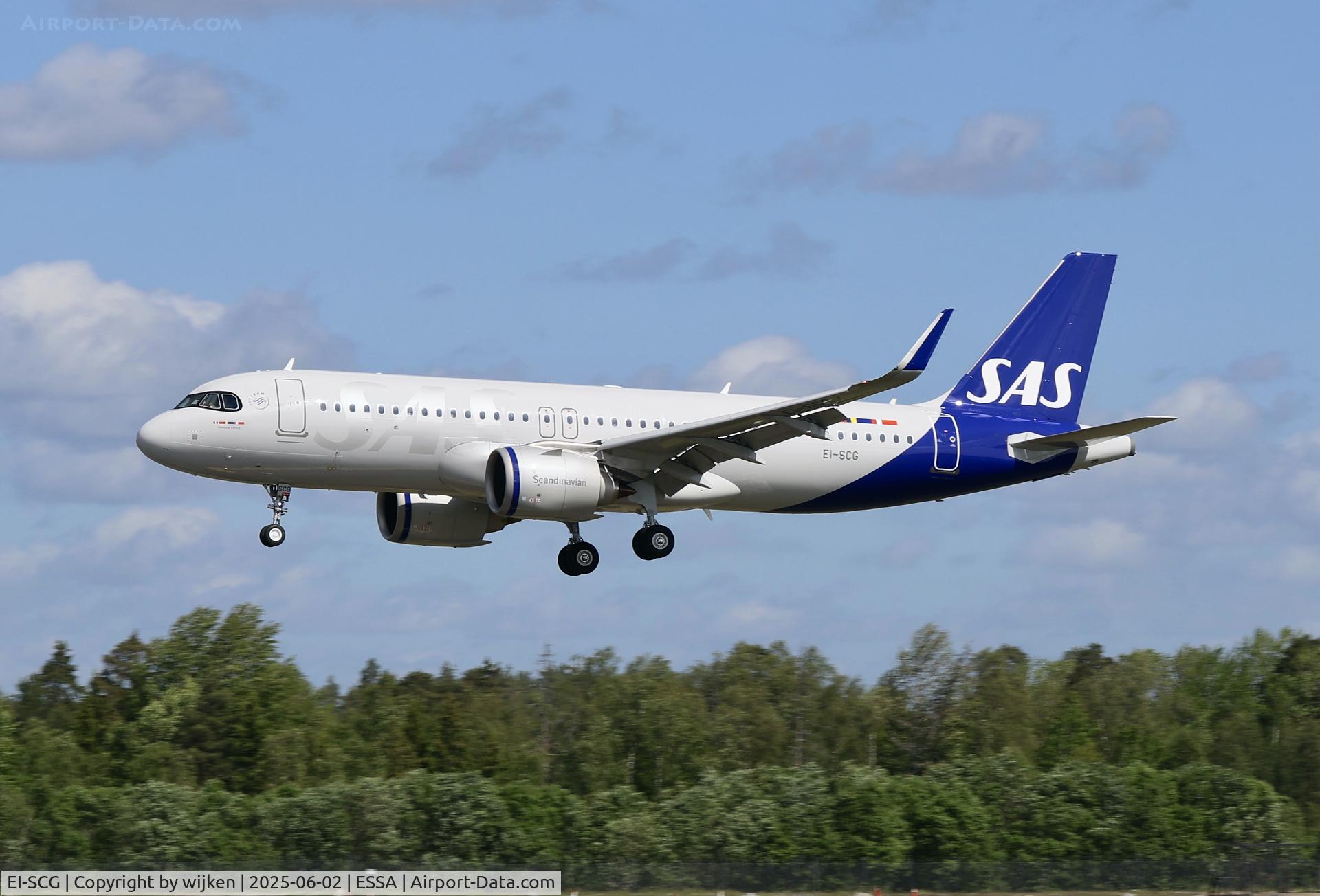 EI-SCG, 2025 Airbus A320-251N C/N 12585, Rwy 26