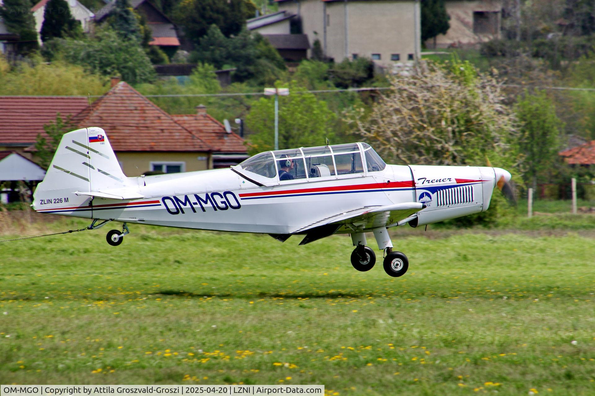 OM-MGO, Zlín Z-226MS Trener C/N 186, LZNI - Nitra Airport, Slovakia - Pribina Cup 2025.