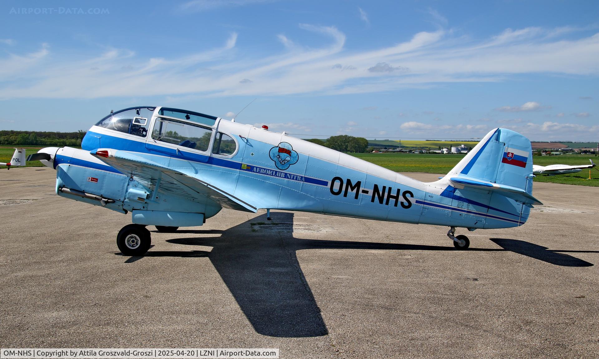 OM-NHS, Let Aero Ae-45S Super C/N 171422, LZNI - Nitra Airport, Slovakia