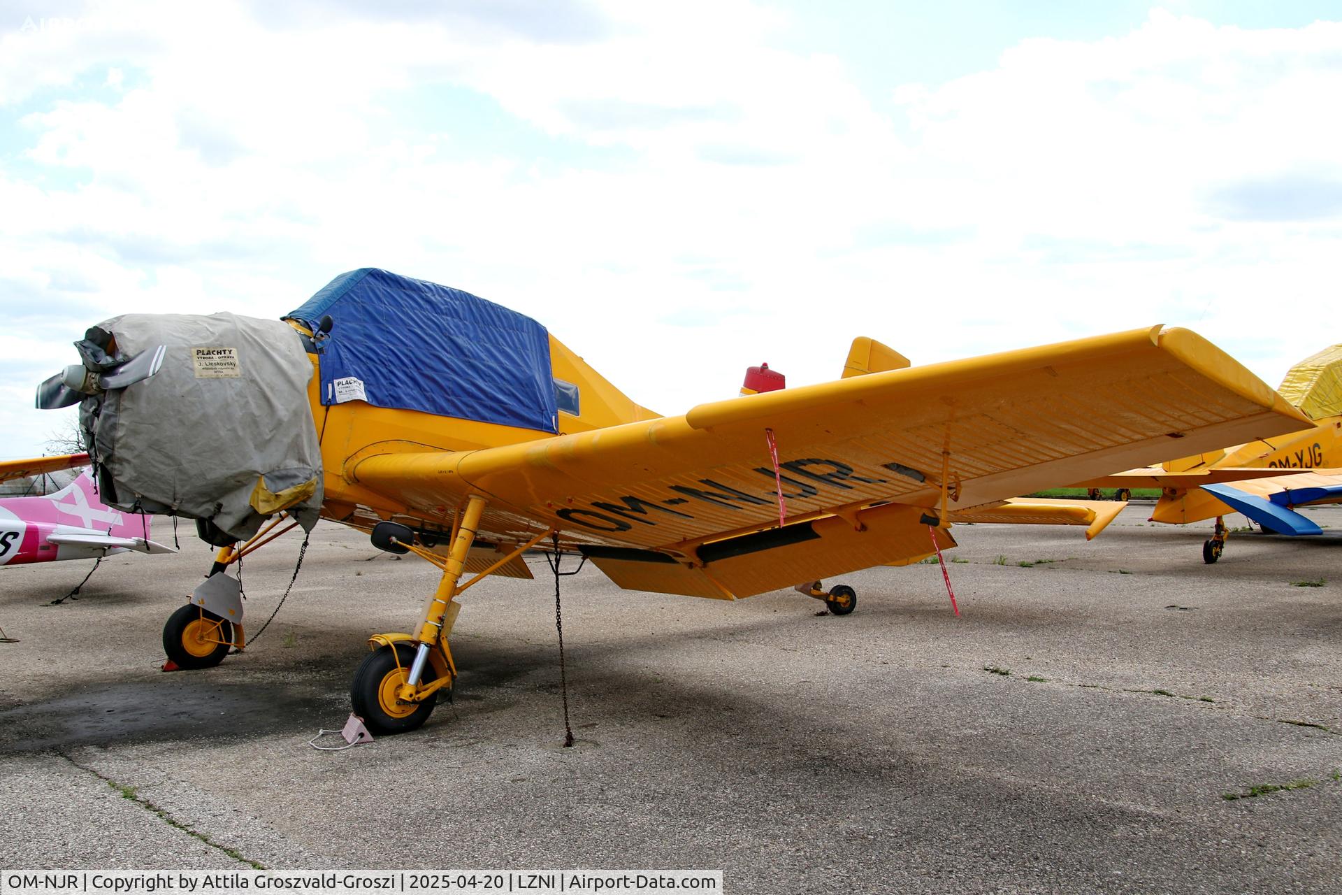 OM-NJR, 1983 Let Z-37A Cmelak C/N 25-04, LZNI - Nitra Airport, Slovakia
