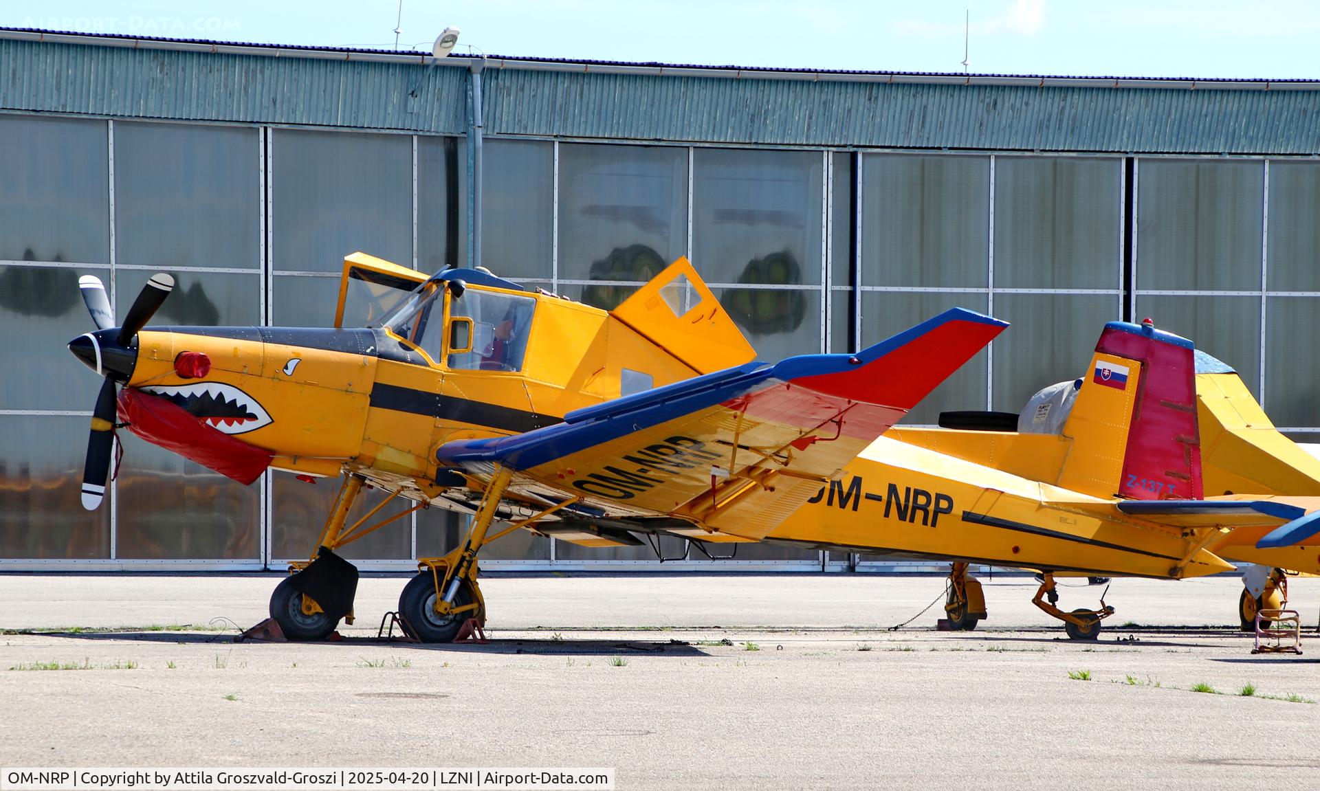 OM-NRP, 1989 Let Z-137T Agro-Turbo C/N 048, LZNI - Nitra Airport, Slovakia
