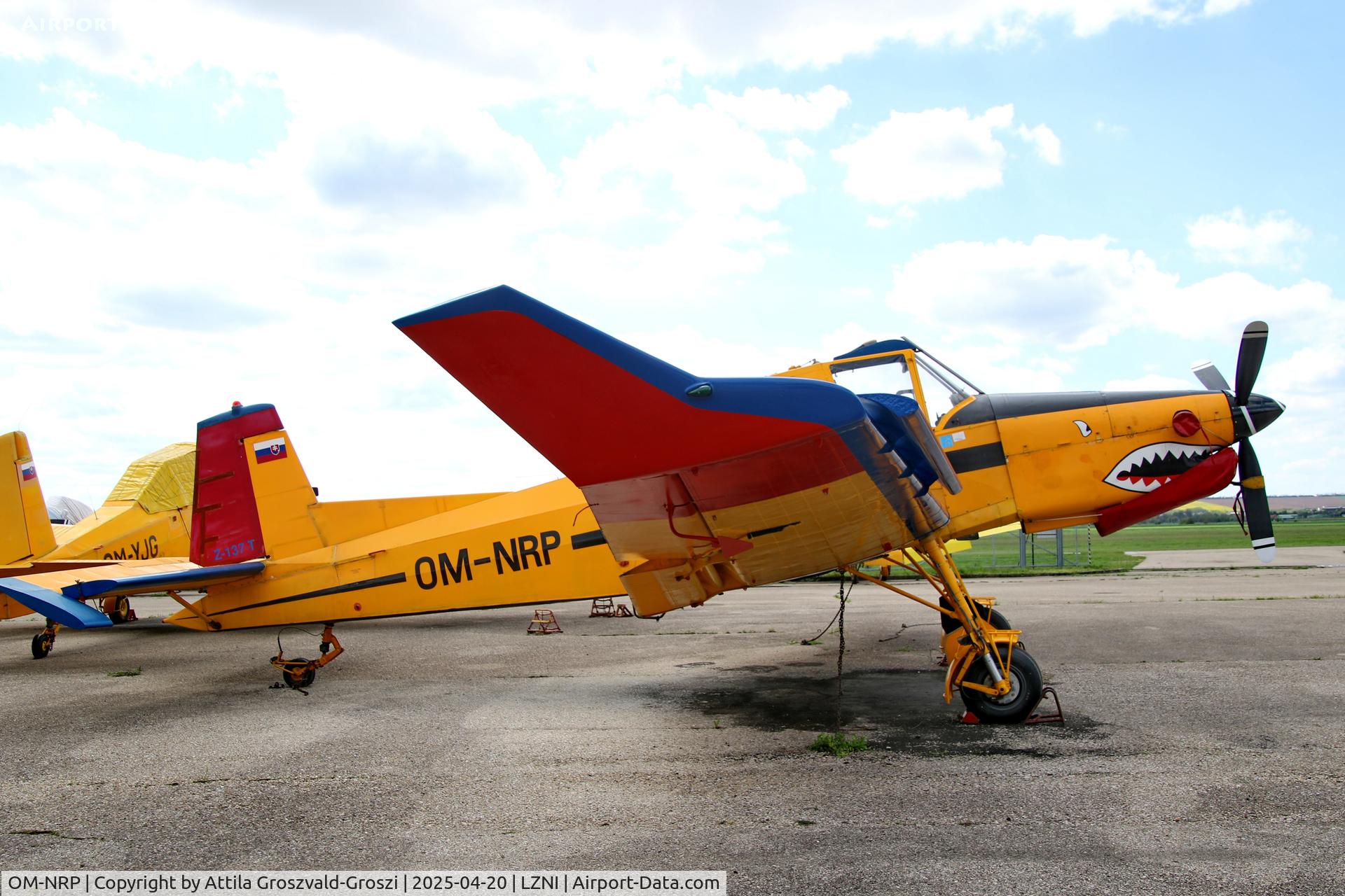 OM-NRP, 1989 Let Z-137T Agro-Turbo C/N 048, LZNI - Nitra Airport, Slovakia
