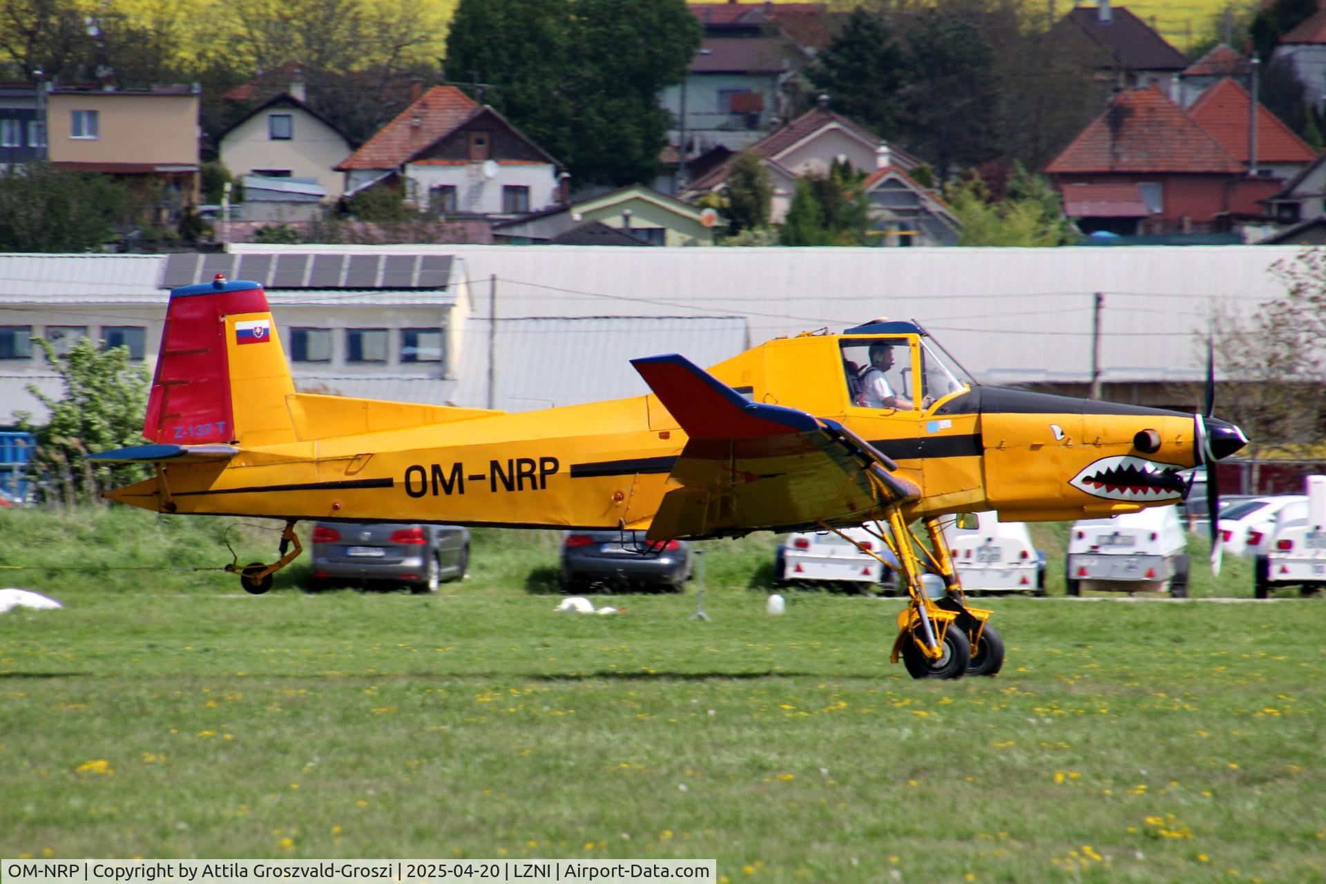 OM-NRP, 1989 Let Z-137T Agro-Turbo C/N 048, LZNI - Nitra Airport, Slovakia