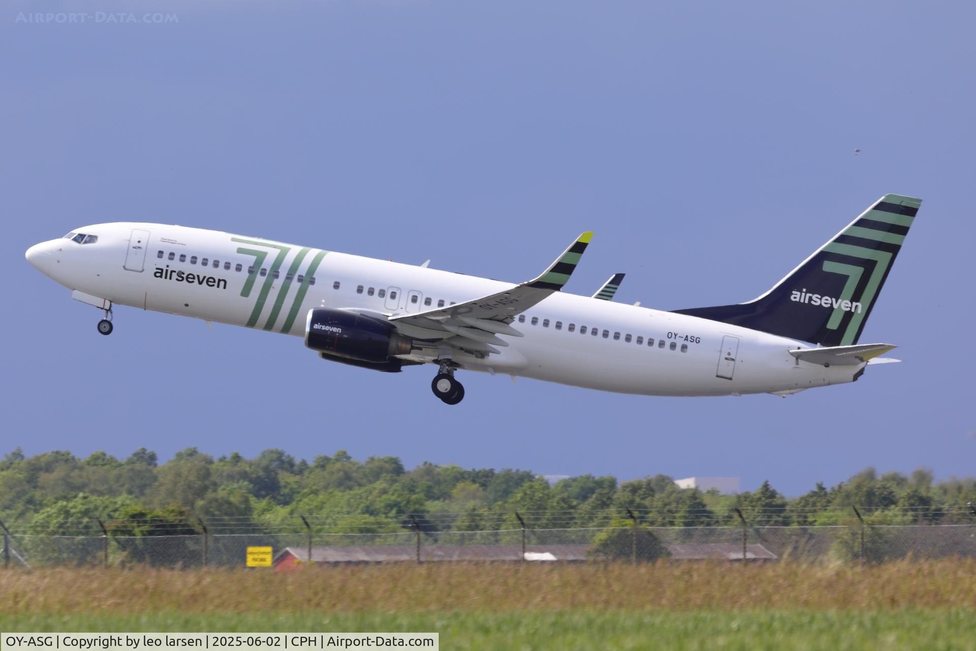 OY-ASG, 2008 Boeing B737-8Q8 C/N 35271, Copenhagen 2.6.2025