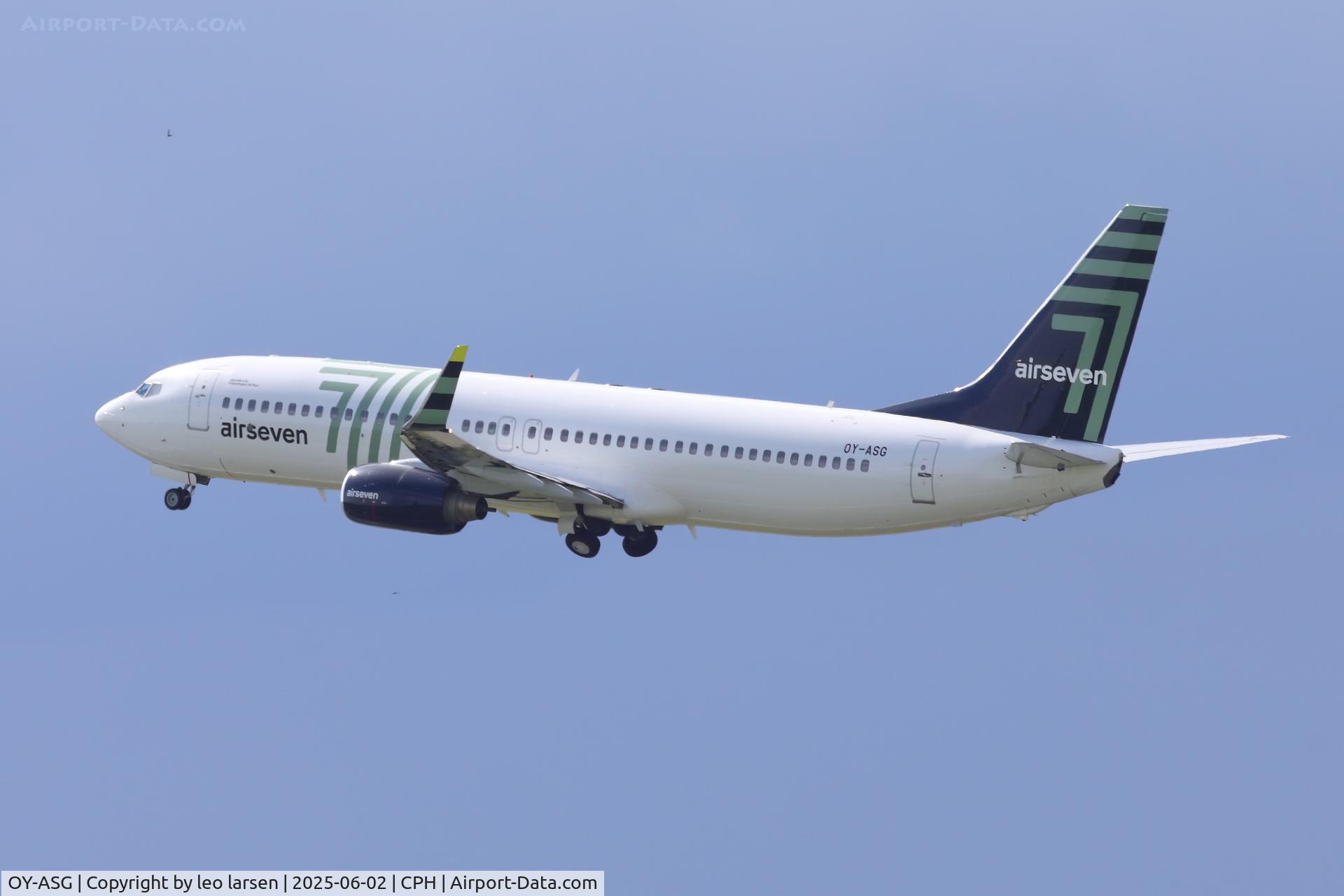 OY-ASG, 2008 Boeing B737-8Q8 C/N 35271, Copenhagen 2.6.2025