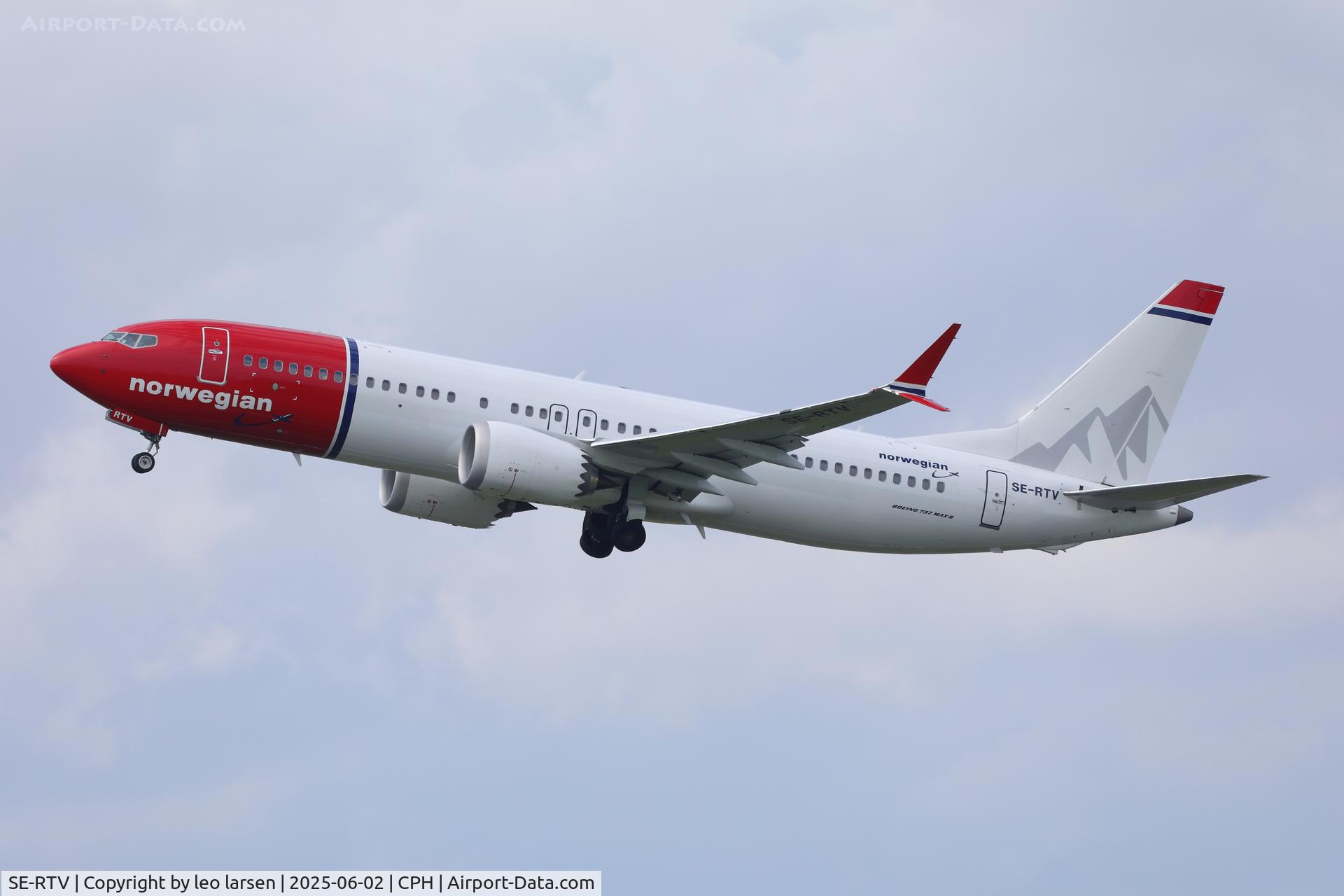 SE-RTV, 2025 Boeing 737-8 MAX C/N 44877, Copenhagen 2.6.2025
