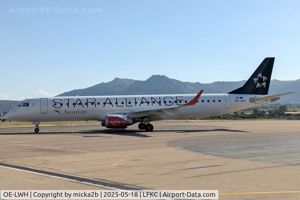 OE-LWH, 2011 Embraer 195LR (ERJ-190-200LR) C/N 19000486, Parked