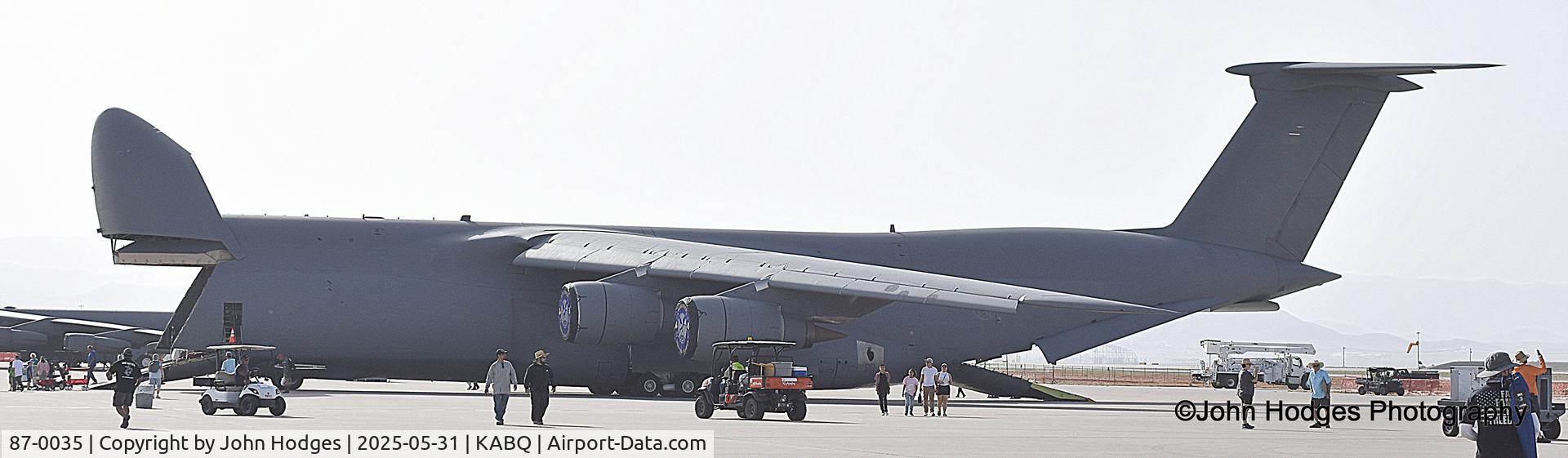87-0035, 2013 Lockheed C-5M Super Galaxy C/N 500-0121, Spirit of the Hellhawks in the ugly AMC Gray paint scheme