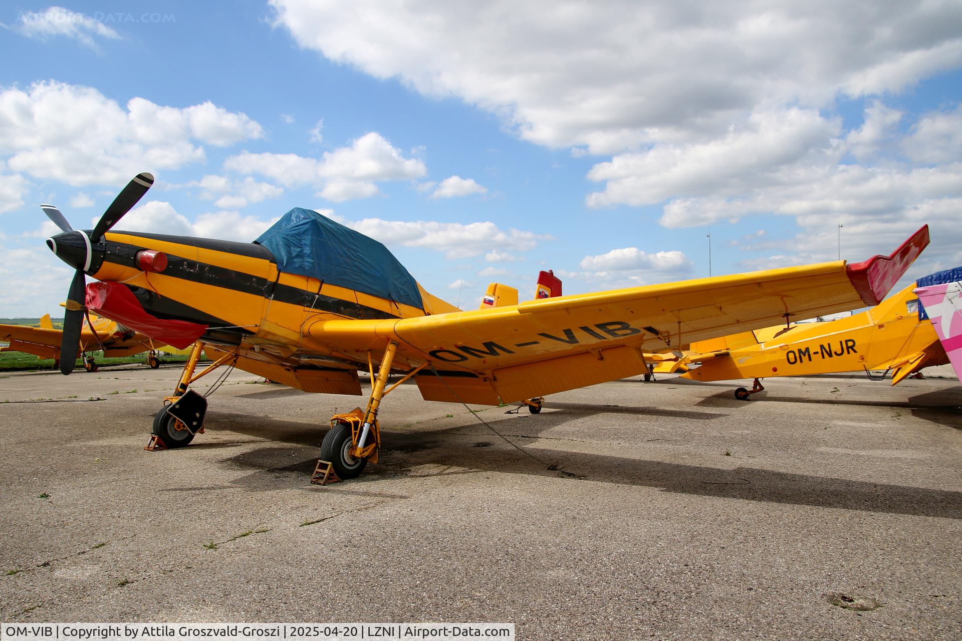 OM-VIB, 1989 Let Z-137T Agro-Turbo C/N 033, LZNI - Nitra Airport, Slovakia