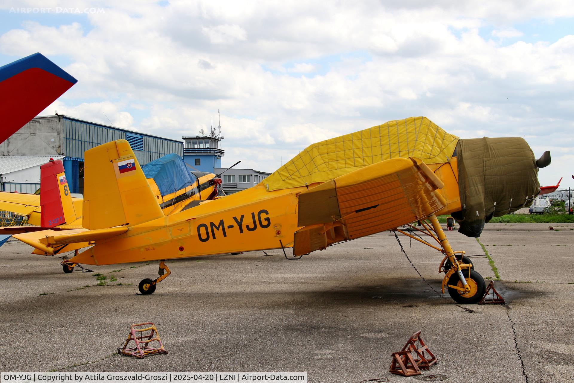 OM-YJG, 1969 Let Z-37A-2 Cmelak Parka C/N 08-07, LZNI - Nitra Airport, Slovakia