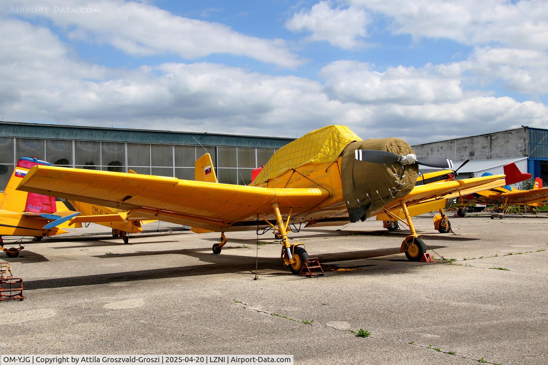 OM-YJG, 1969 Let Z-37A-2 Cmelak Parka C/N 08-07, LZNI - Nitra Airport, Slovakia