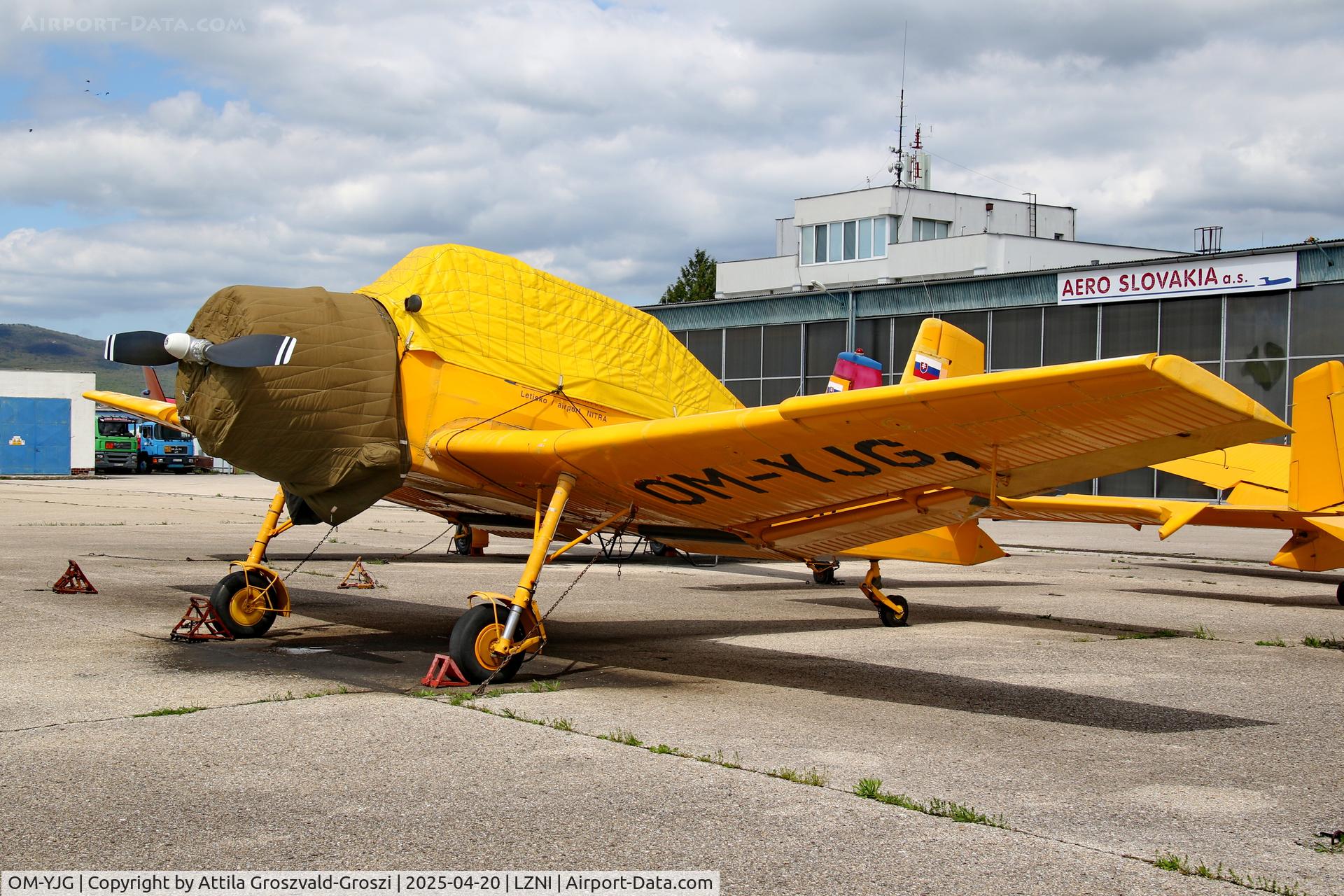 OM-YJG, 1969 Let Z-37A-2 Cmelak Parka C/N 08-07, LZNI - Nitra Airport, Slovakia