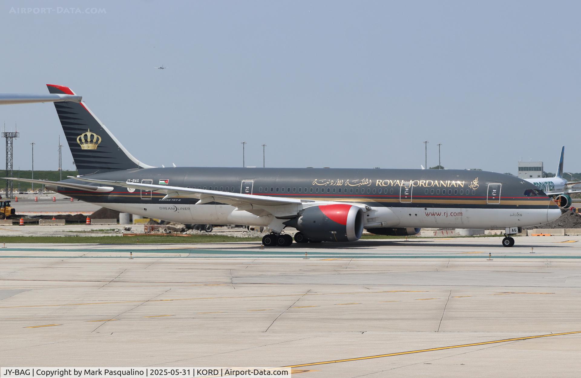 JY-BAG, 2016 Boeing 787-8 Dreamliner Dreamliner C/N 37984, Boeing 787-8 Dreamliner